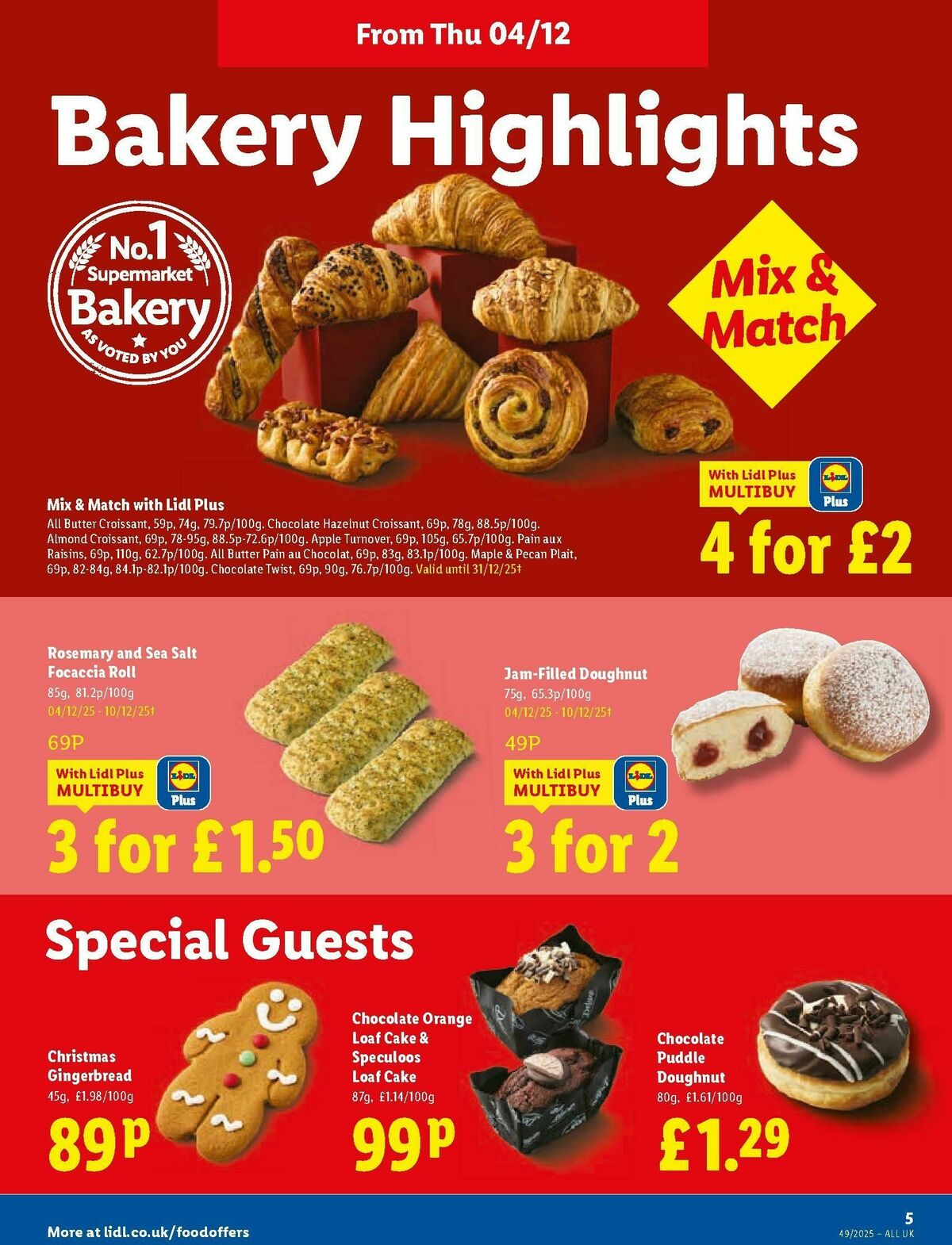 LIDL Offers from 4 December
