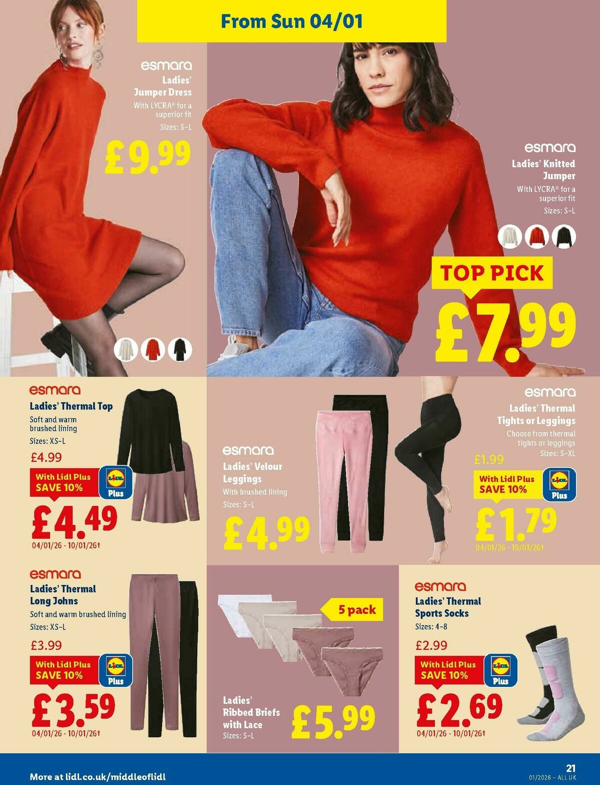 LIDL Offers from 31 December