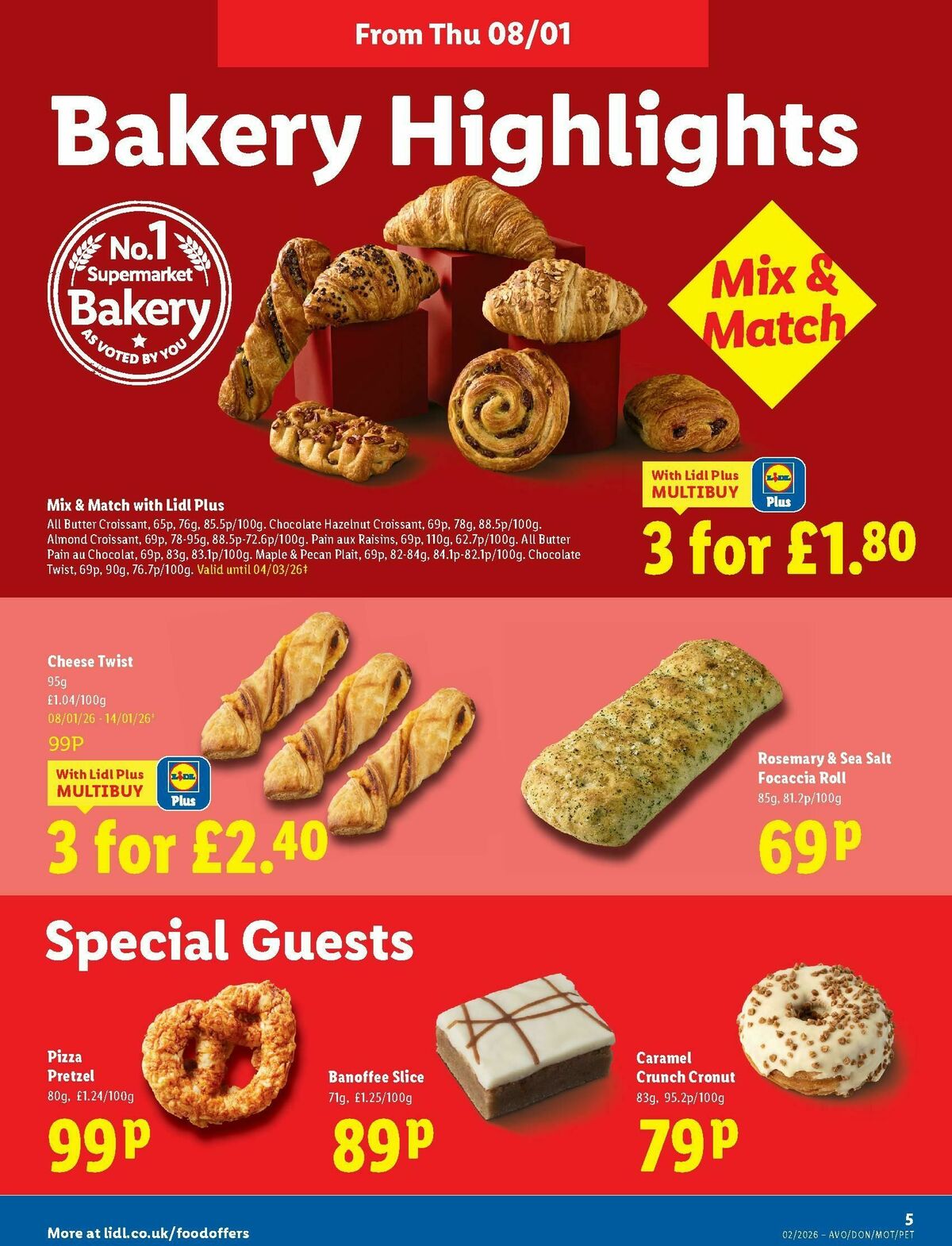 LIDL Offers from 8 January