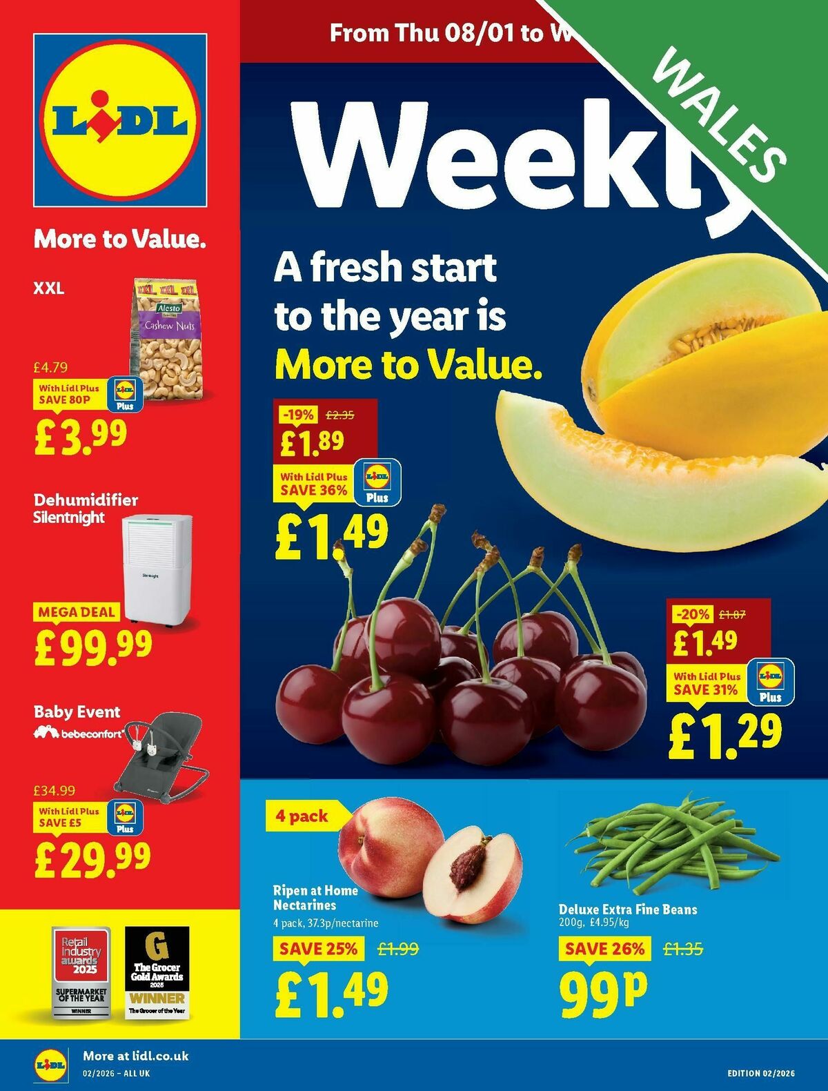 LIDL Wales Offers from 8 January