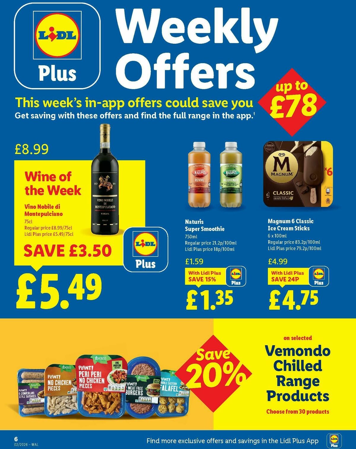 LIDL Wales Offers from 8 January
