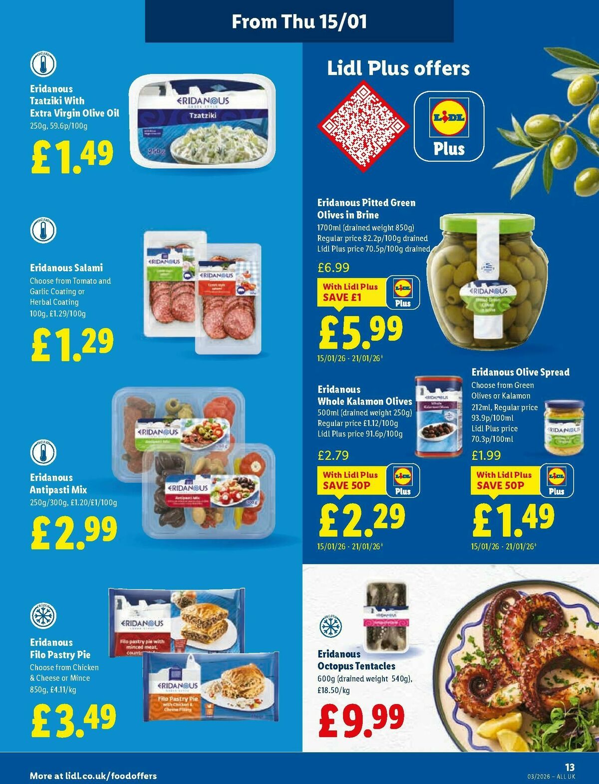 LIDL Offers from 15 January