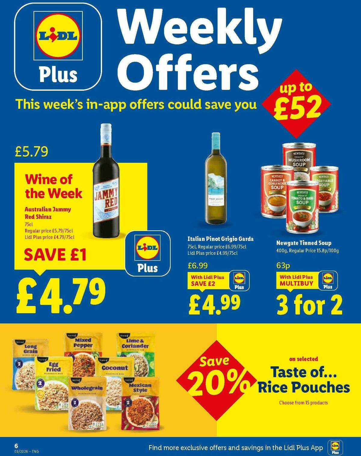 LIDL Offers from 15 January
