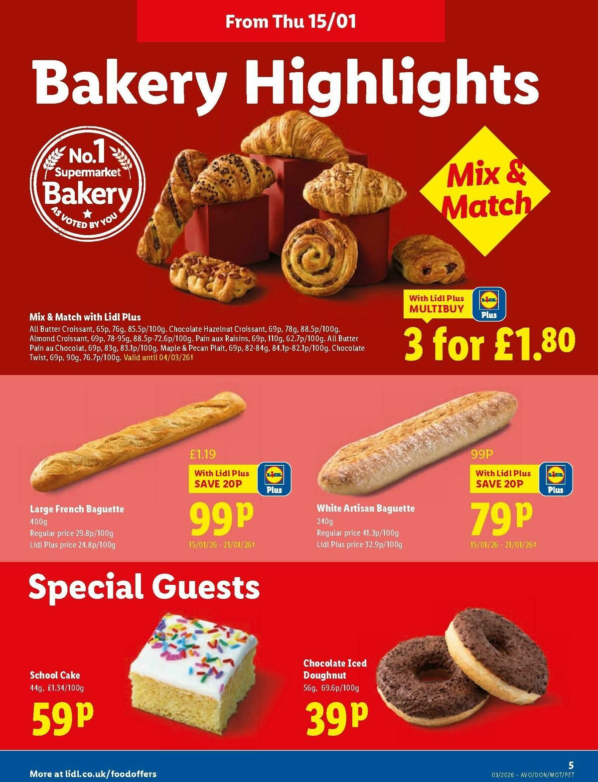 LIDL Scotland Offers from 15 January
