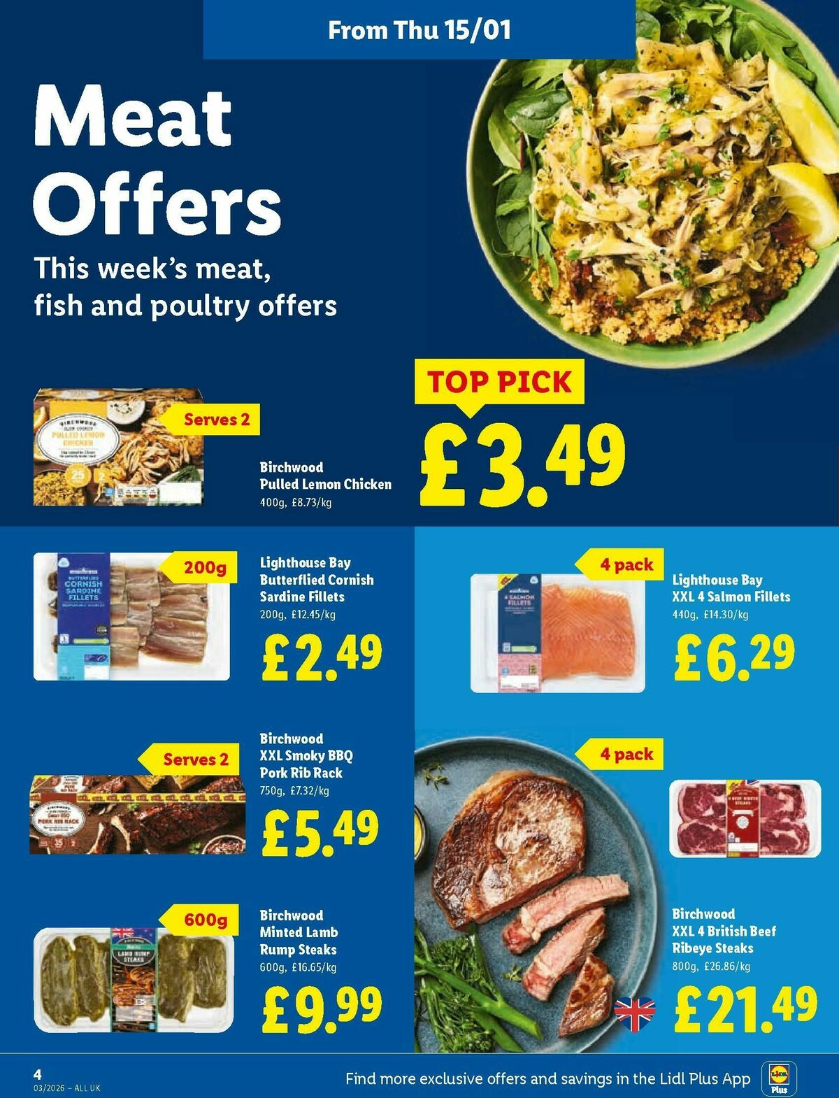 LIDL Wales Offers from 15 January