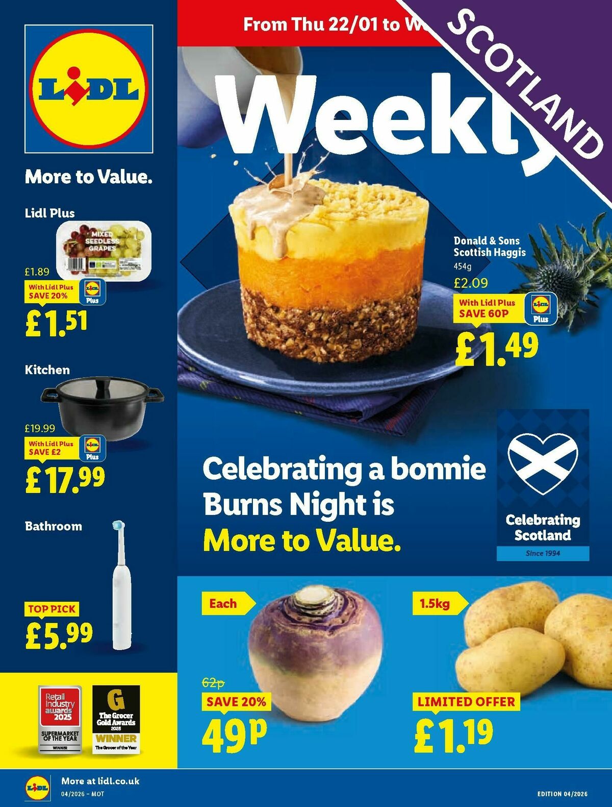 LIDL Scotland Offers from 22 January