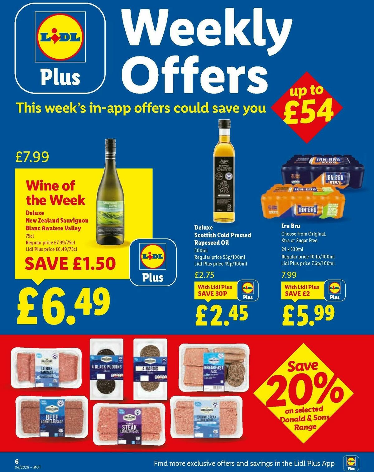 LIDL Scotland Offers from 22 January