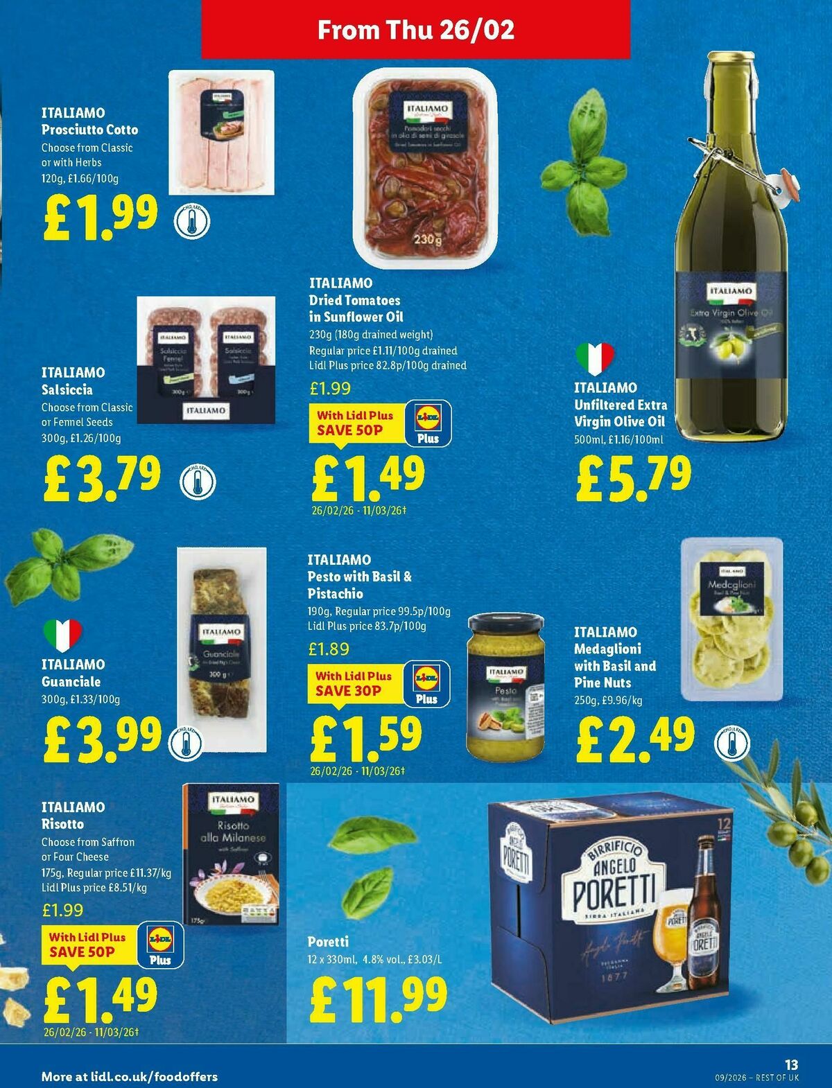 LIDL Wales Offers from 26 February