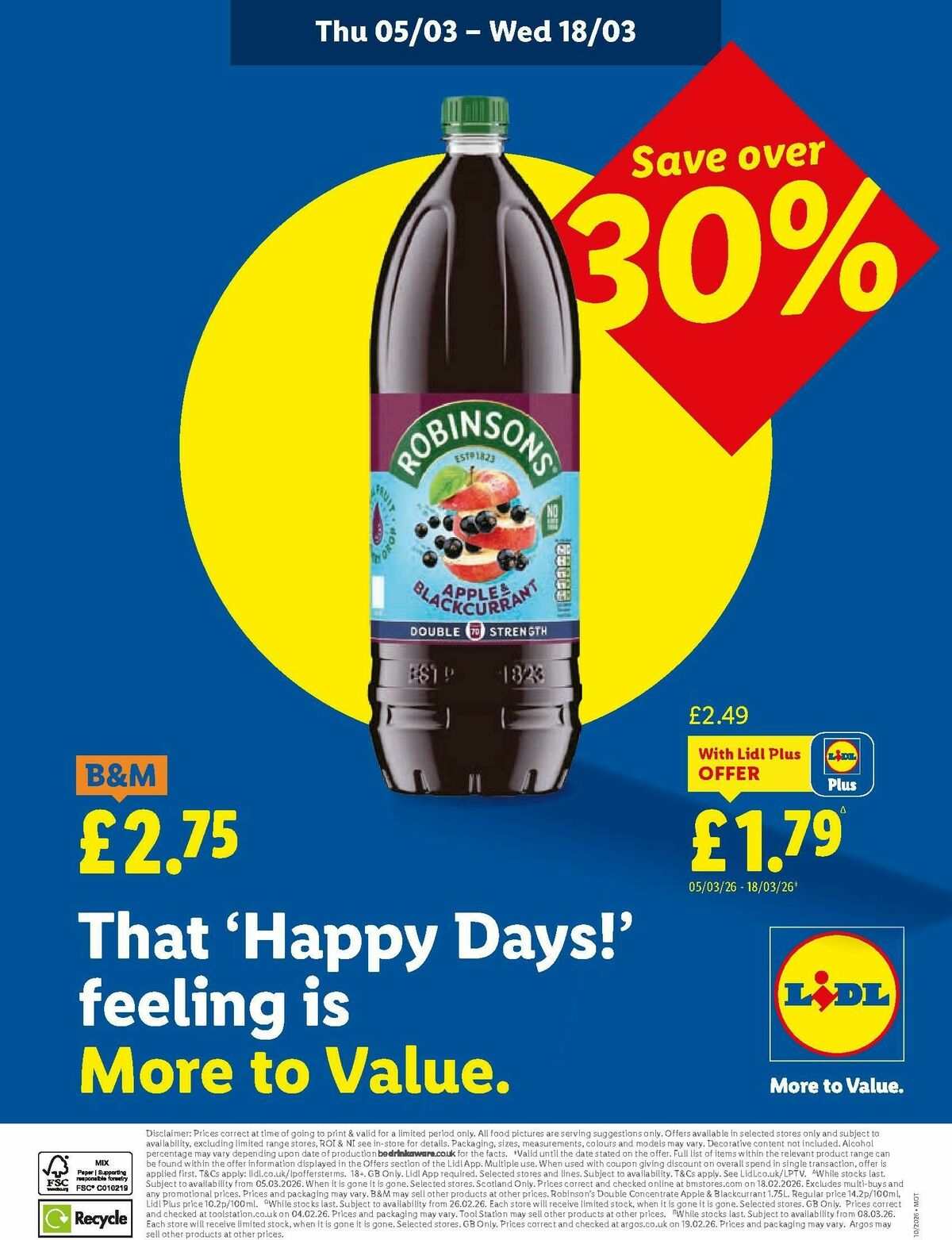 LIDL Scotland Offers from 5 March