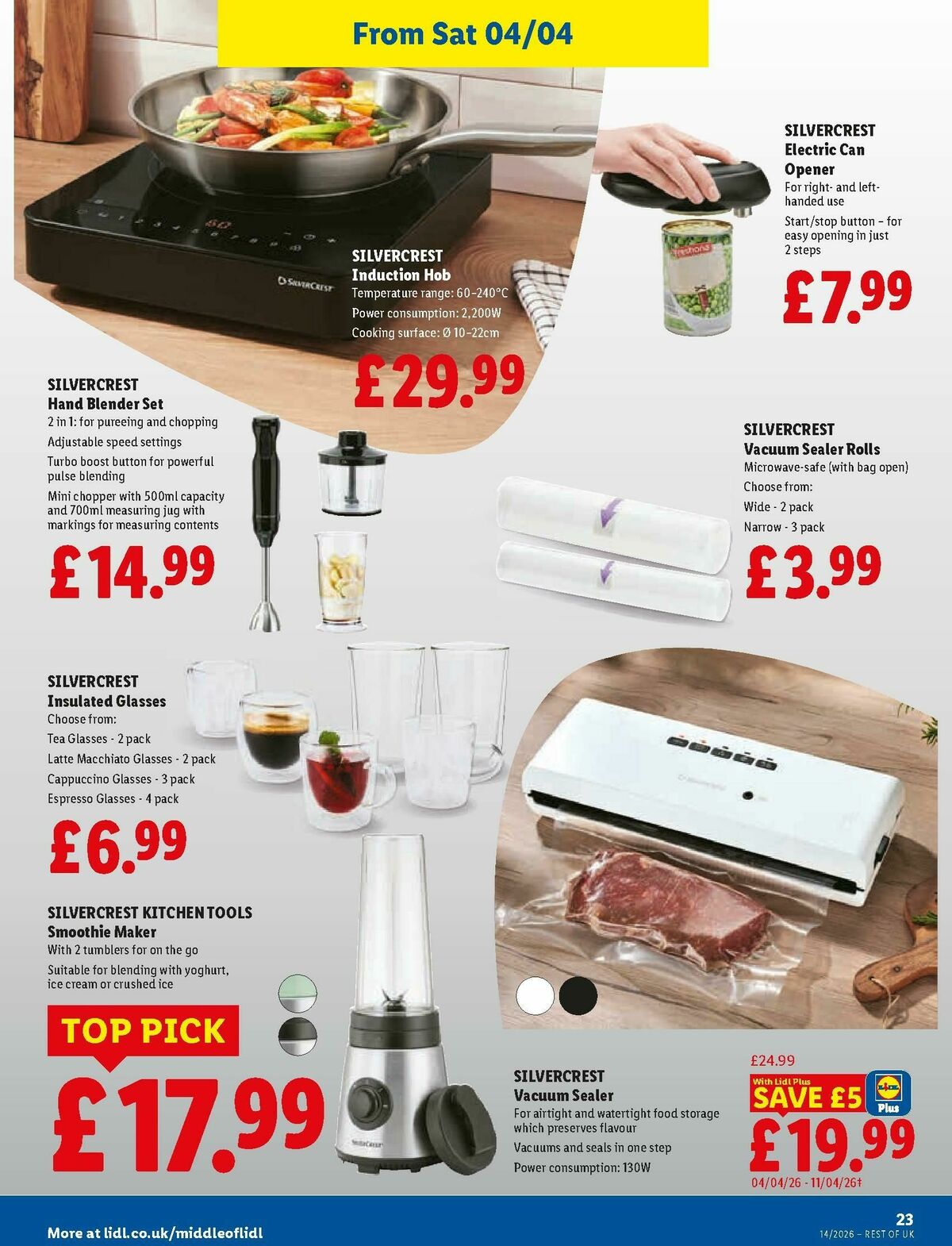 LIDL Offers from 2 April