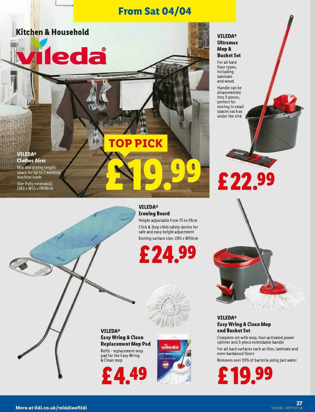 LIDL Offers from 2 April