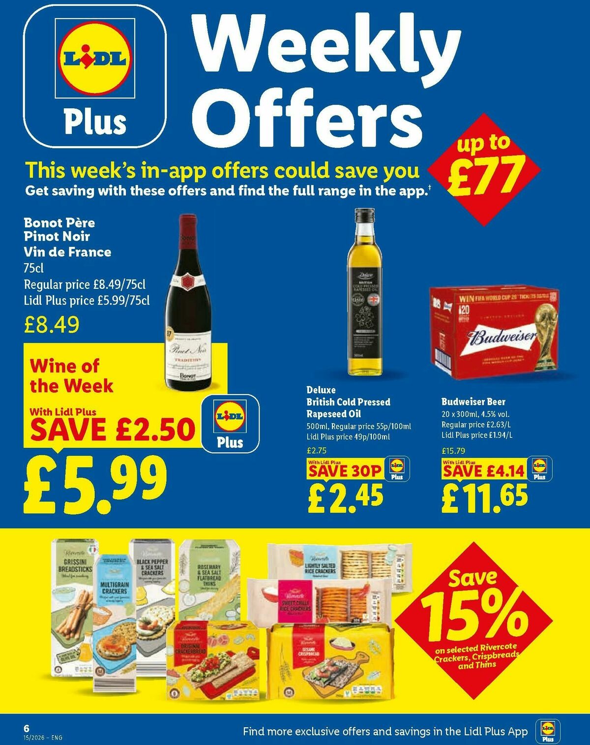 LIDL Offers from 9 April