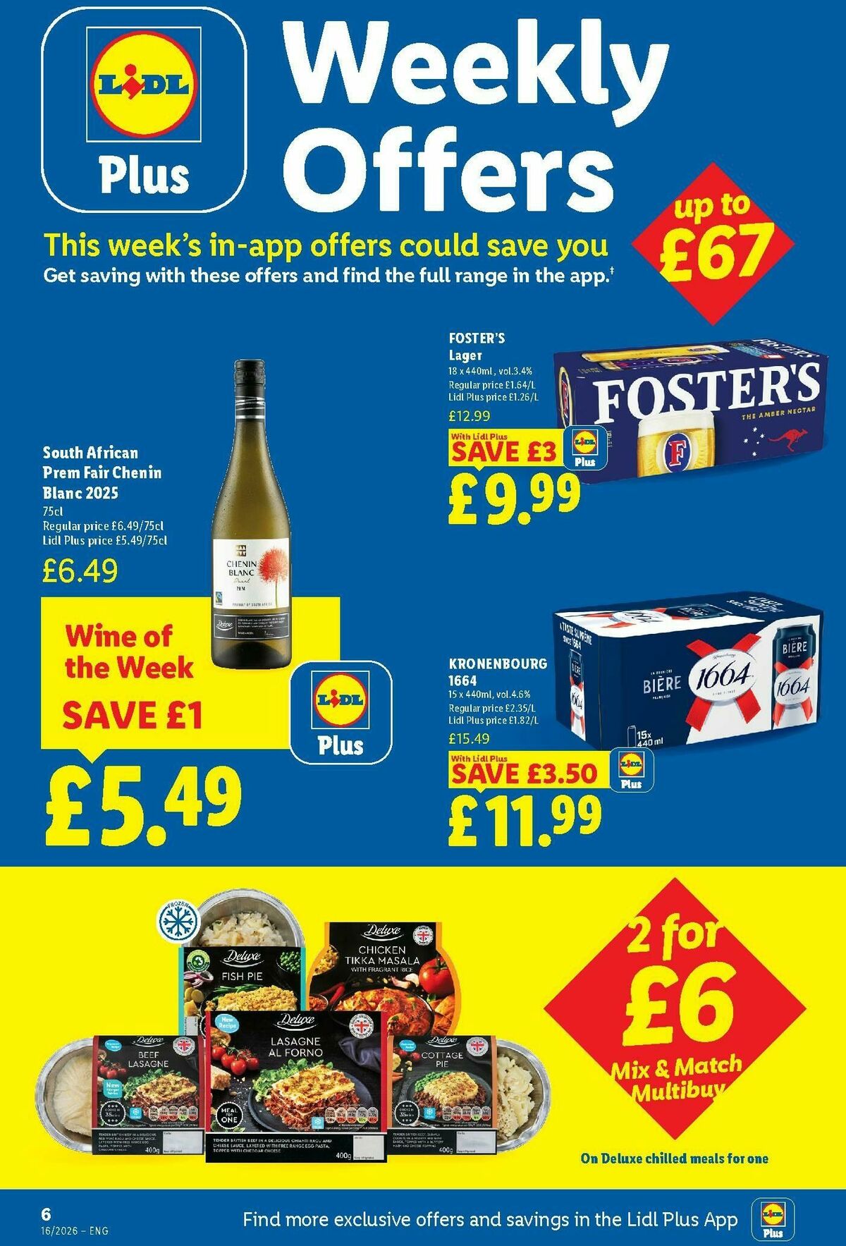 LIDL Offers from 16 April