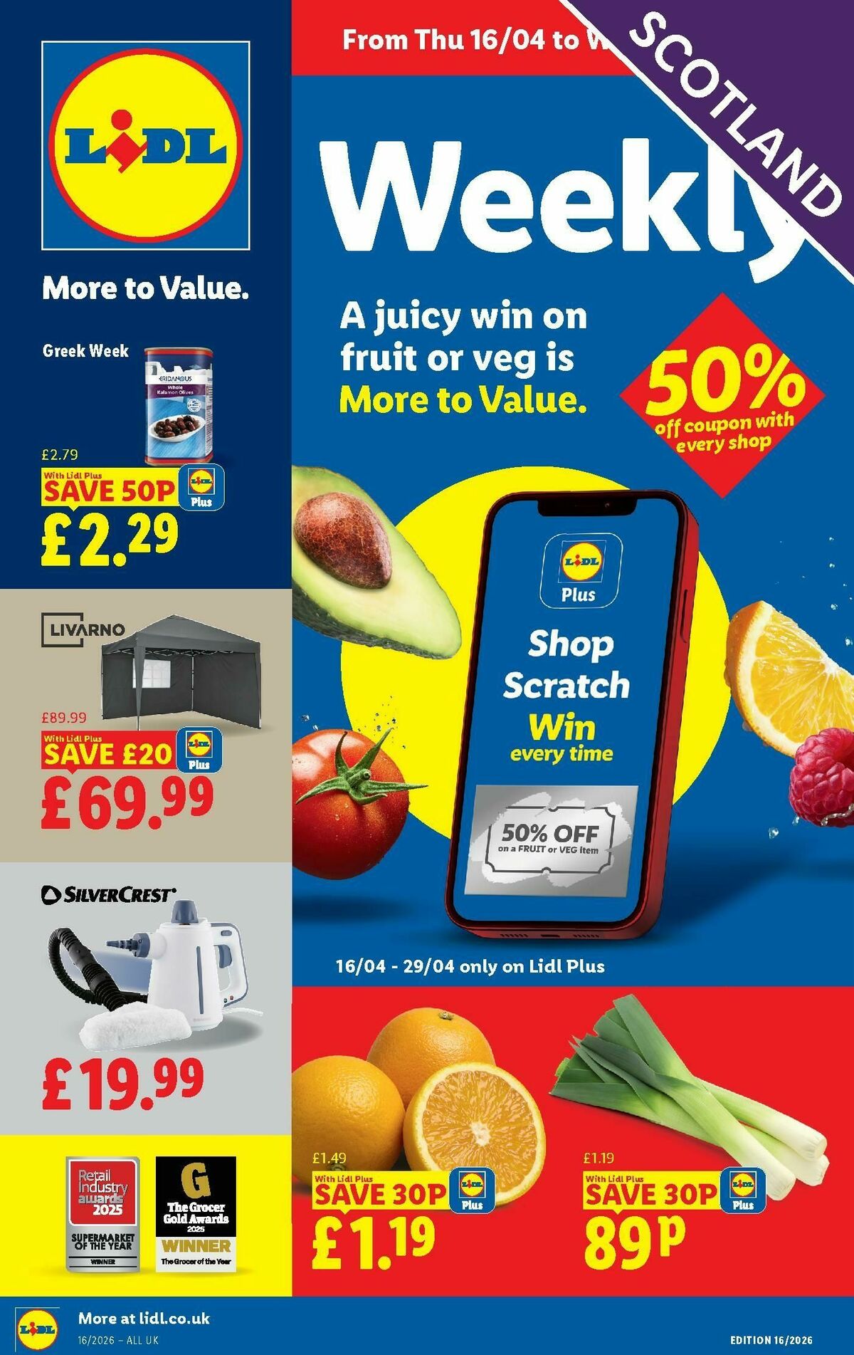 LIDL Scotland Offers from 16 April