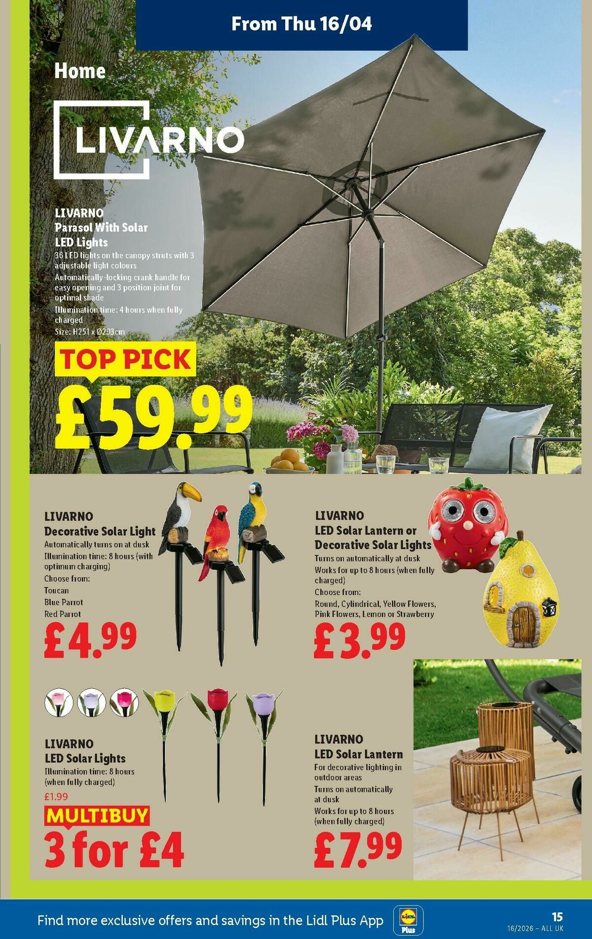 LIDL Scotland Offers from 16 April