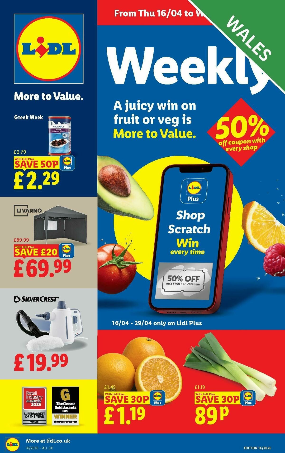 LIDL Wales Offers from 16 April