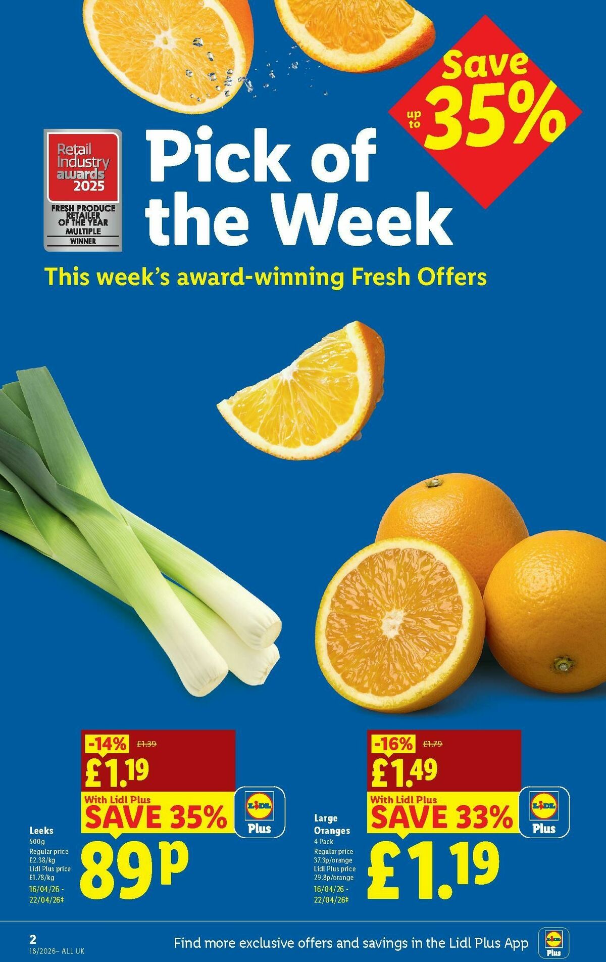 LIDL Wales Offers from 16 April