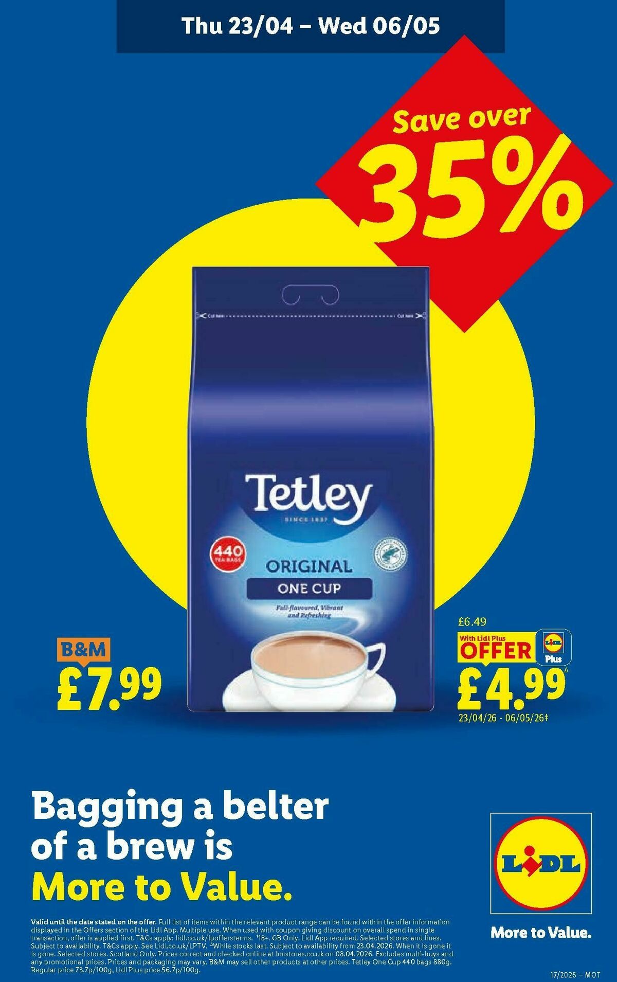 LIDL Scotland Offers from 23 April
