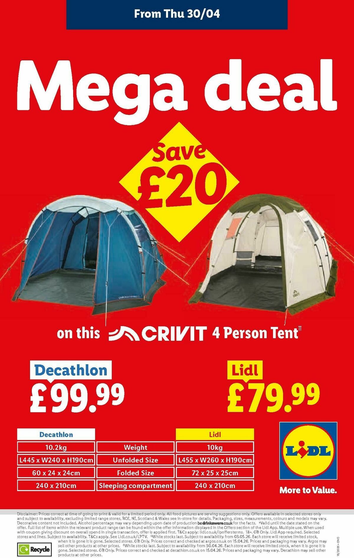 LIDL Offers from 30 April