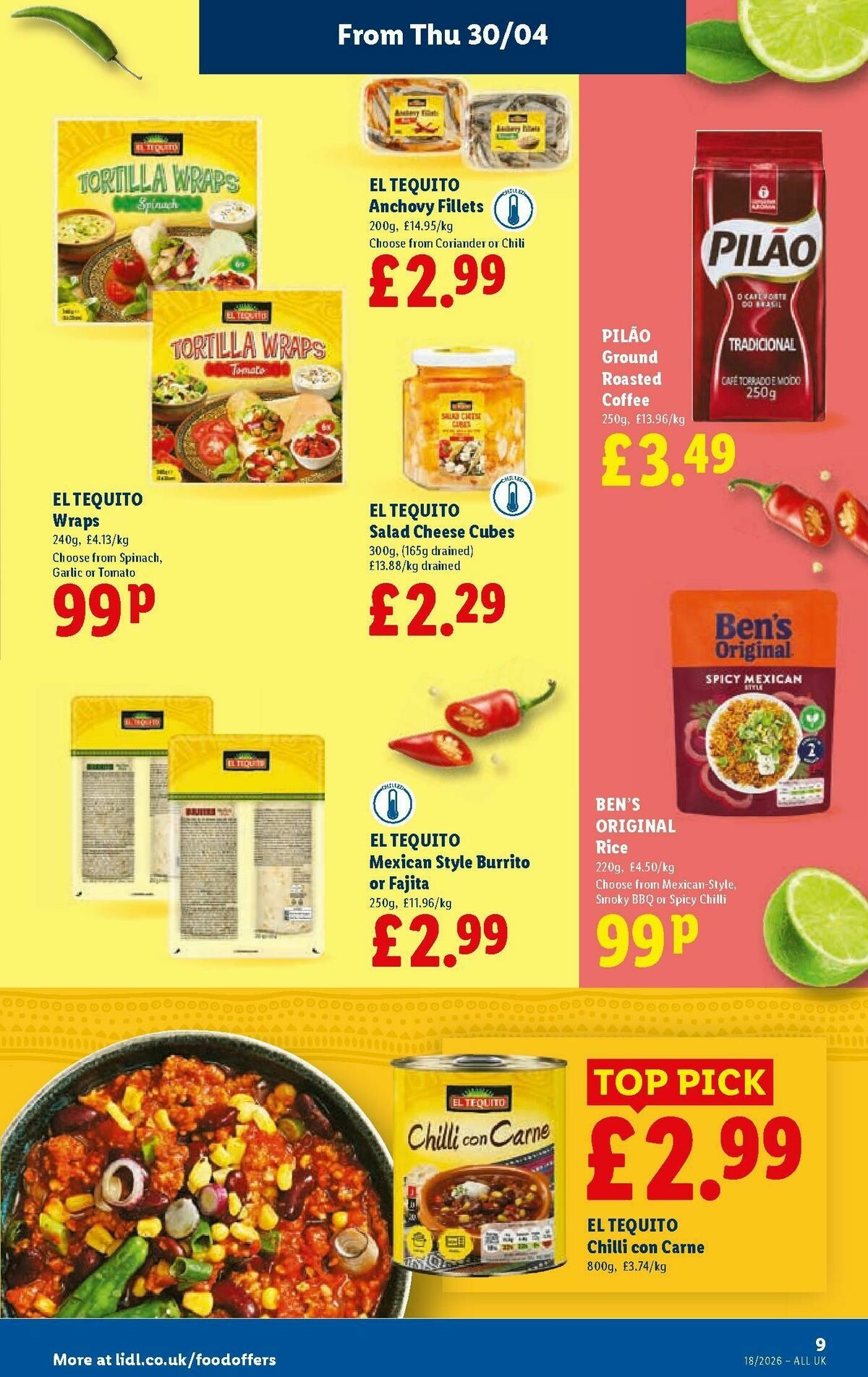 LIDL Scotland Offers from 30 April