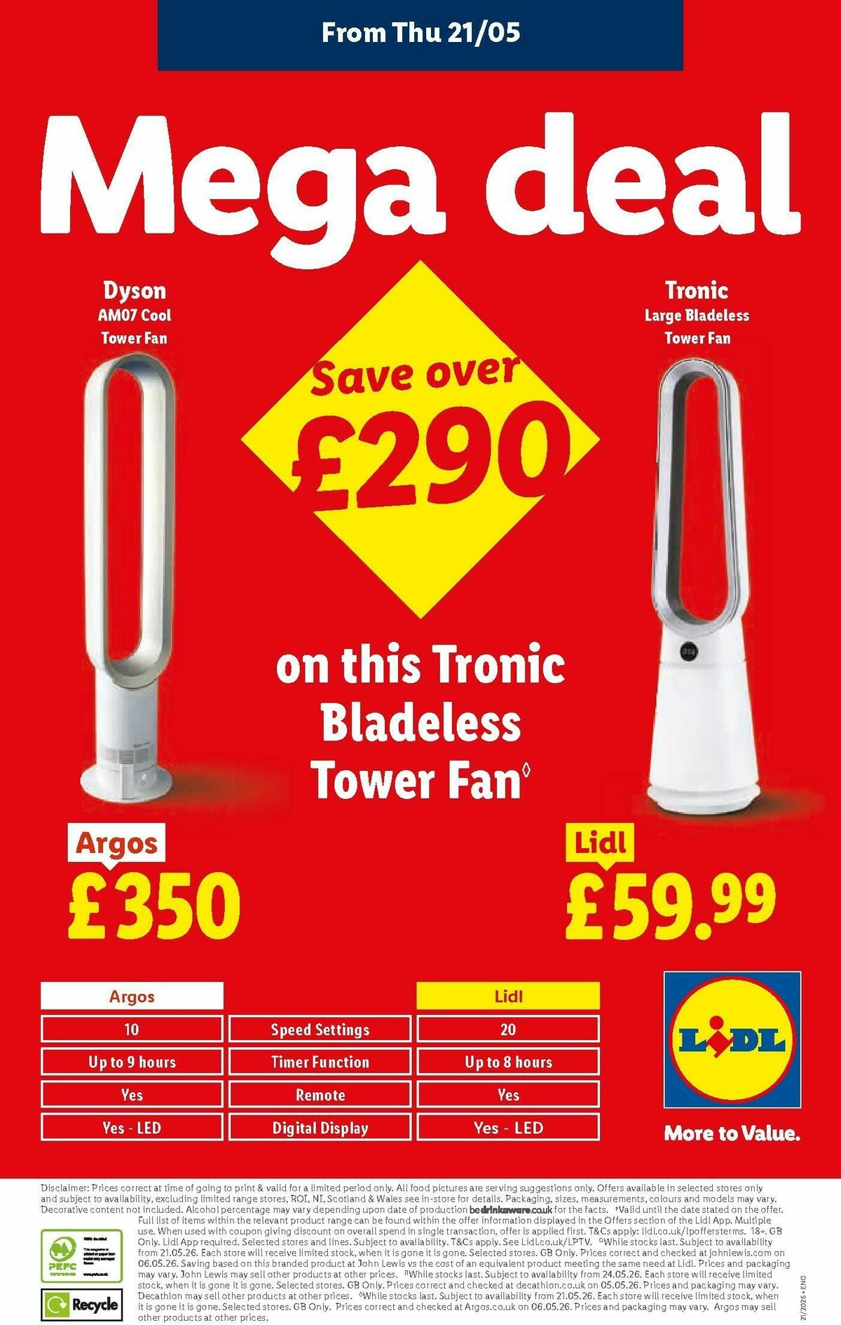 LIDL Offers from 21 May