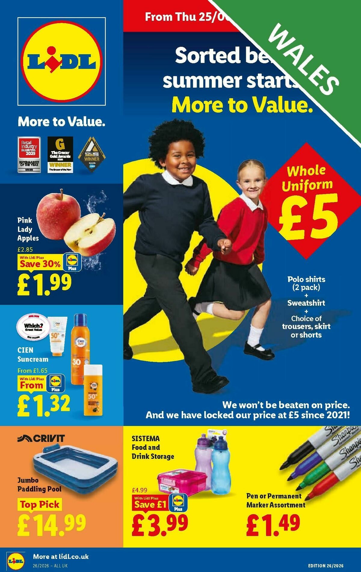 LIDL Wales Offers from 25 June