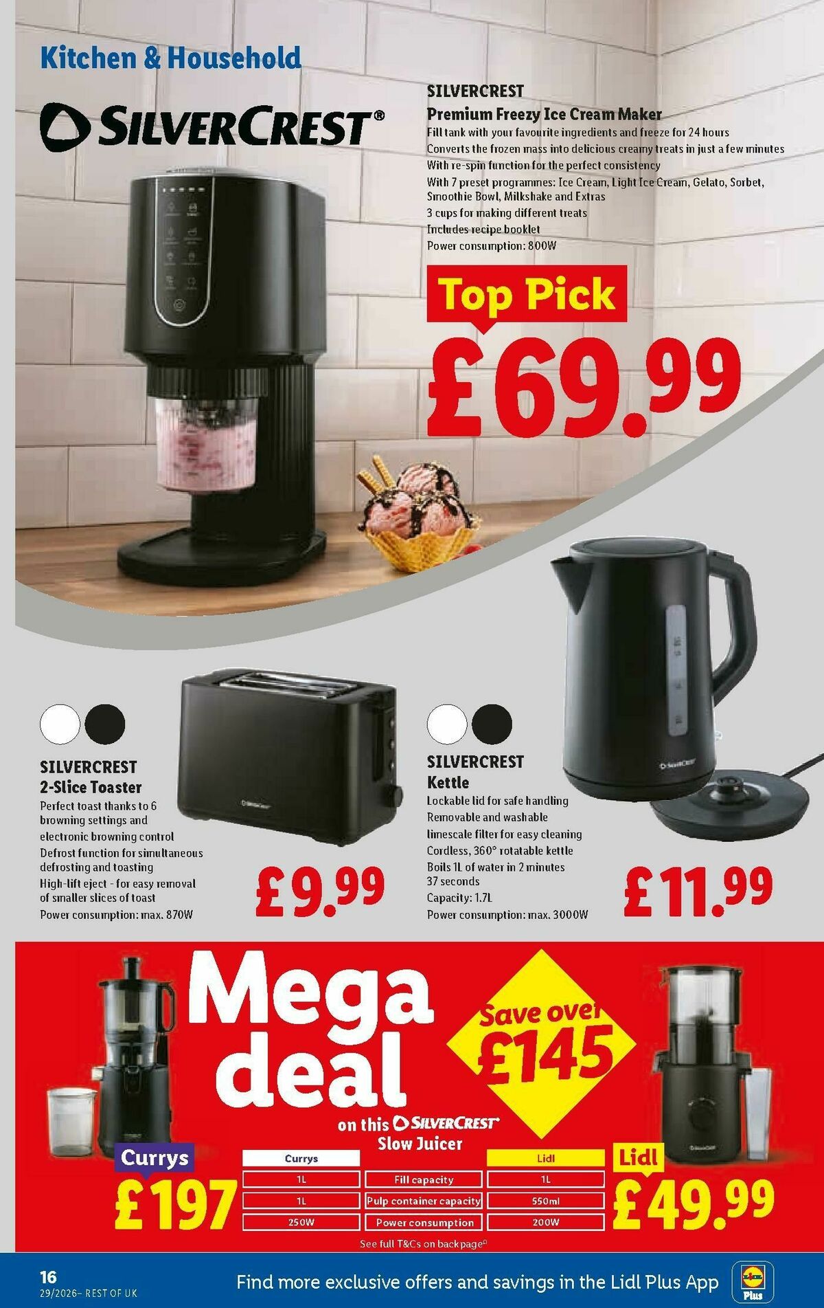 LIDL Offers from 16 July