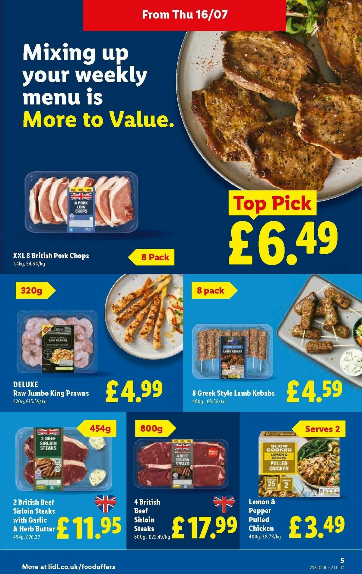 LIDL Scotland Offers from 16 July