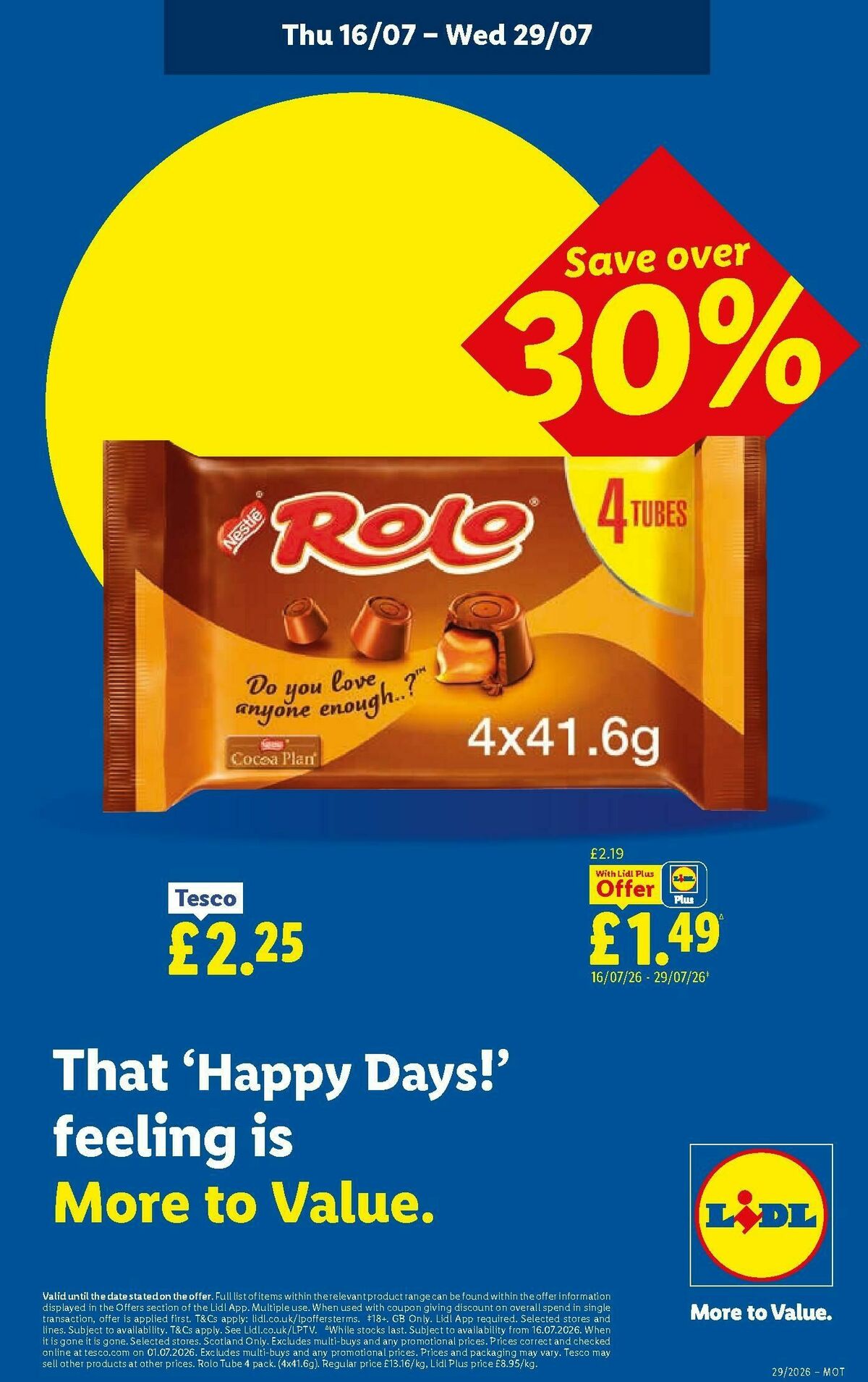 LIDL Scotland Offers from 16 July