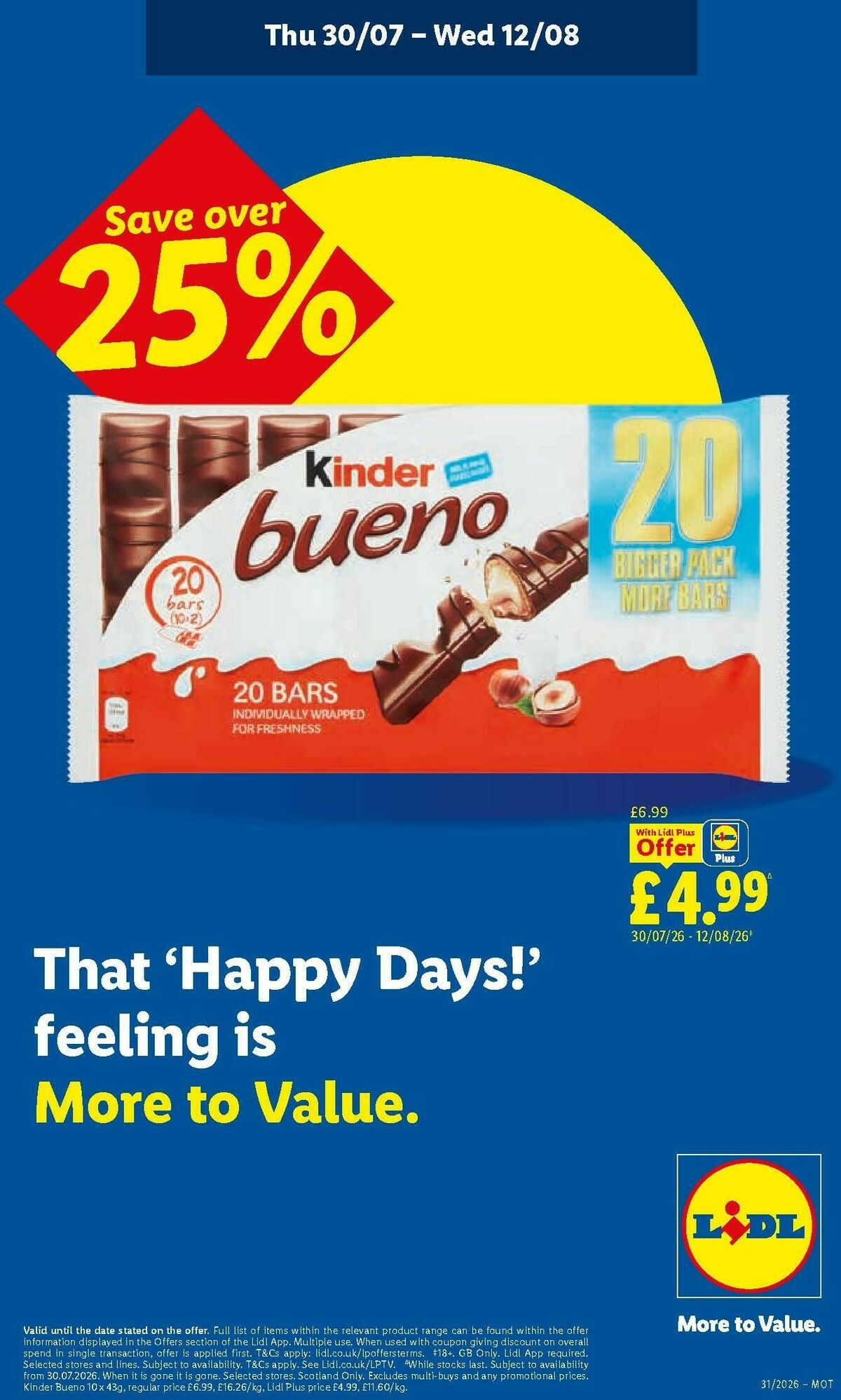 LIDL Scotland Offers from 30 July