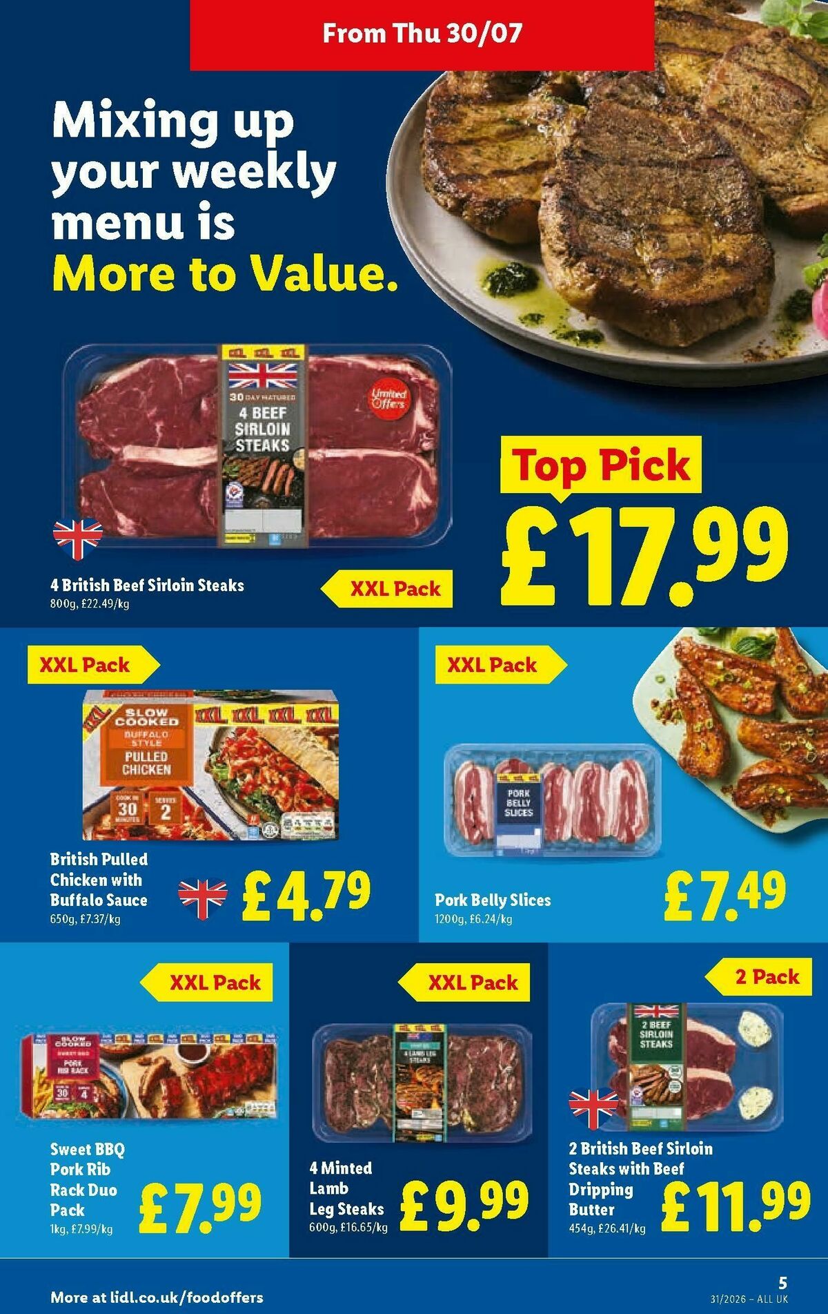 LIDL Wales Offers from 30 July
