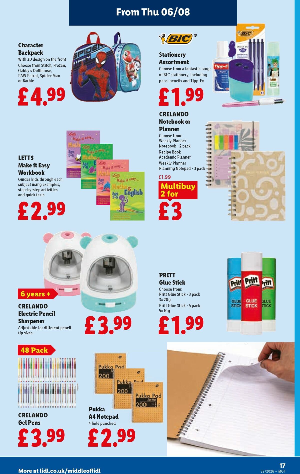 LIDL Scotland Offers from 6 August