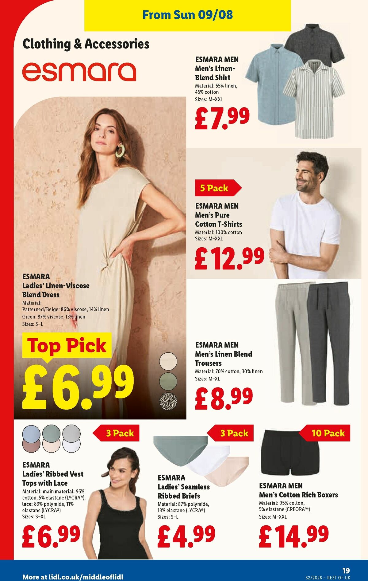 LIDL Wales Offers from 6 August