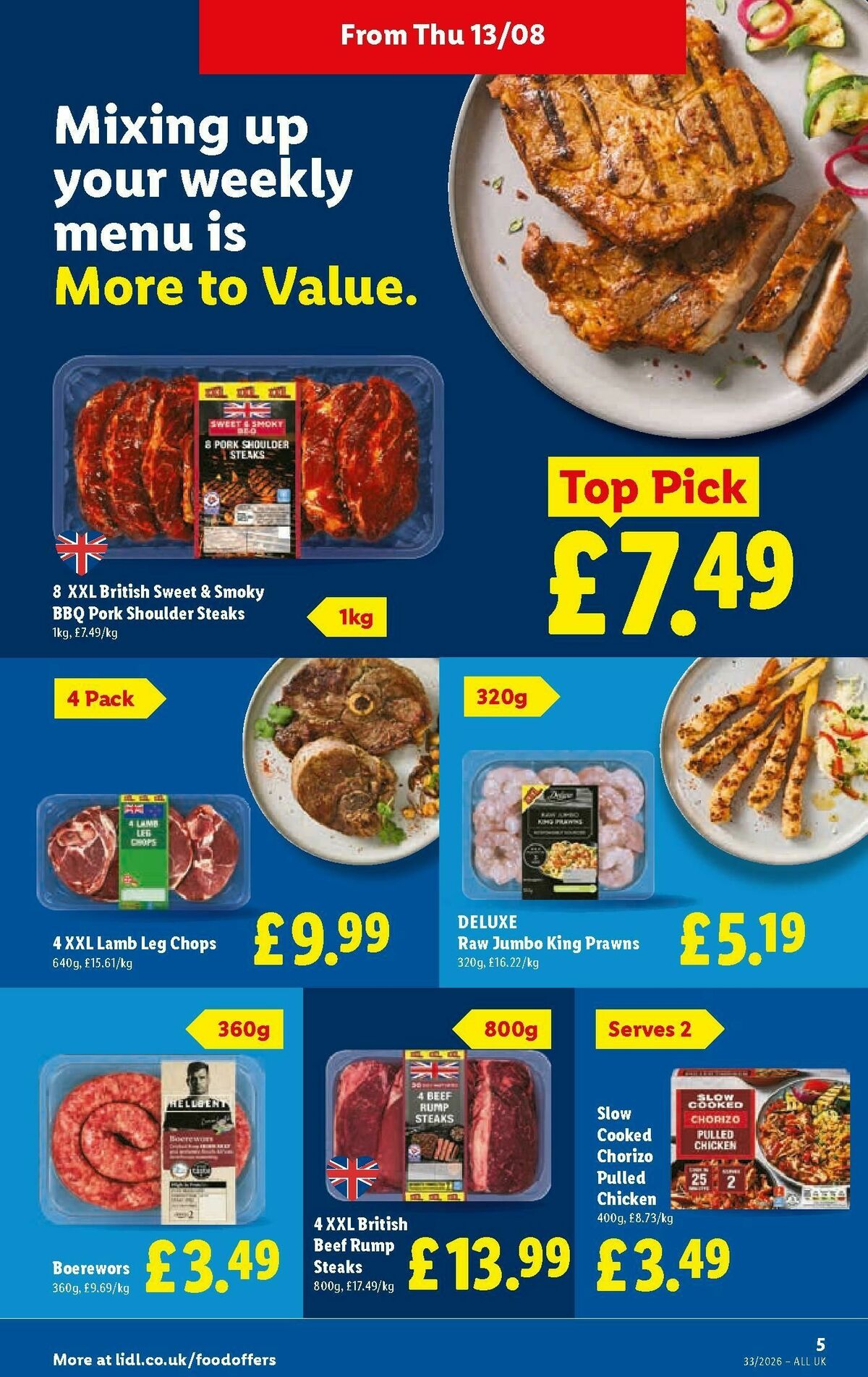 LIDL Offers from 13 August