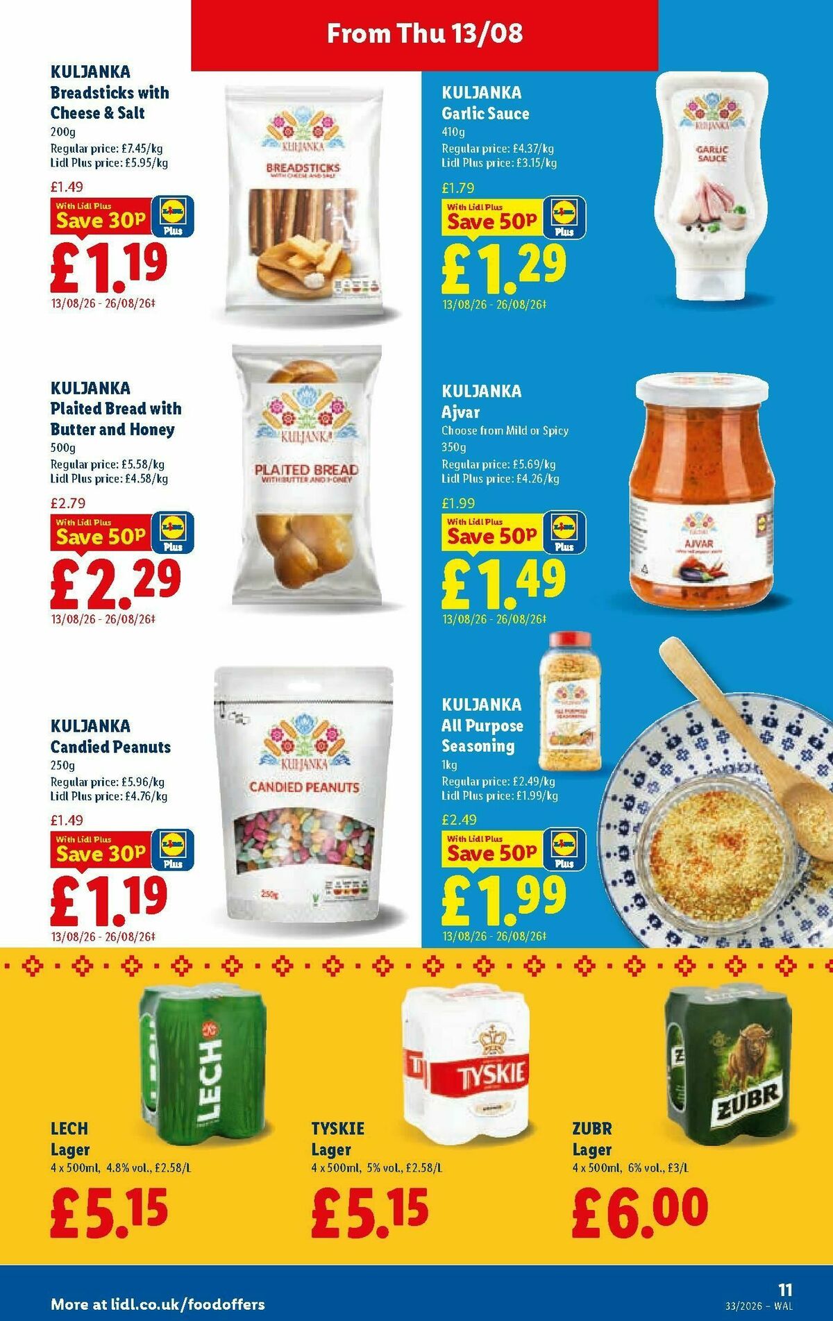 LIDL Wales Offers from 13 August