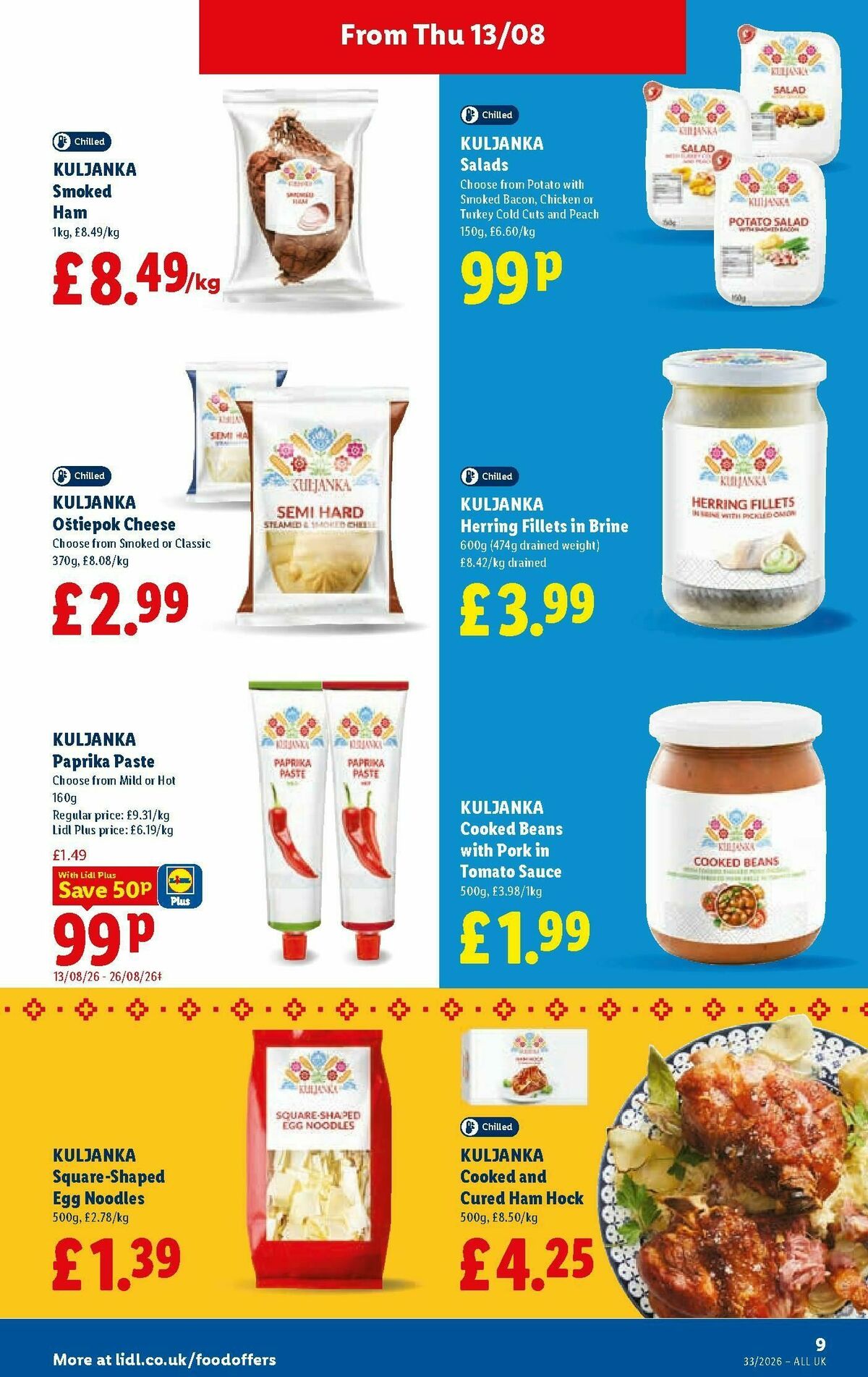 LIDL Scotland Offers from 13 August