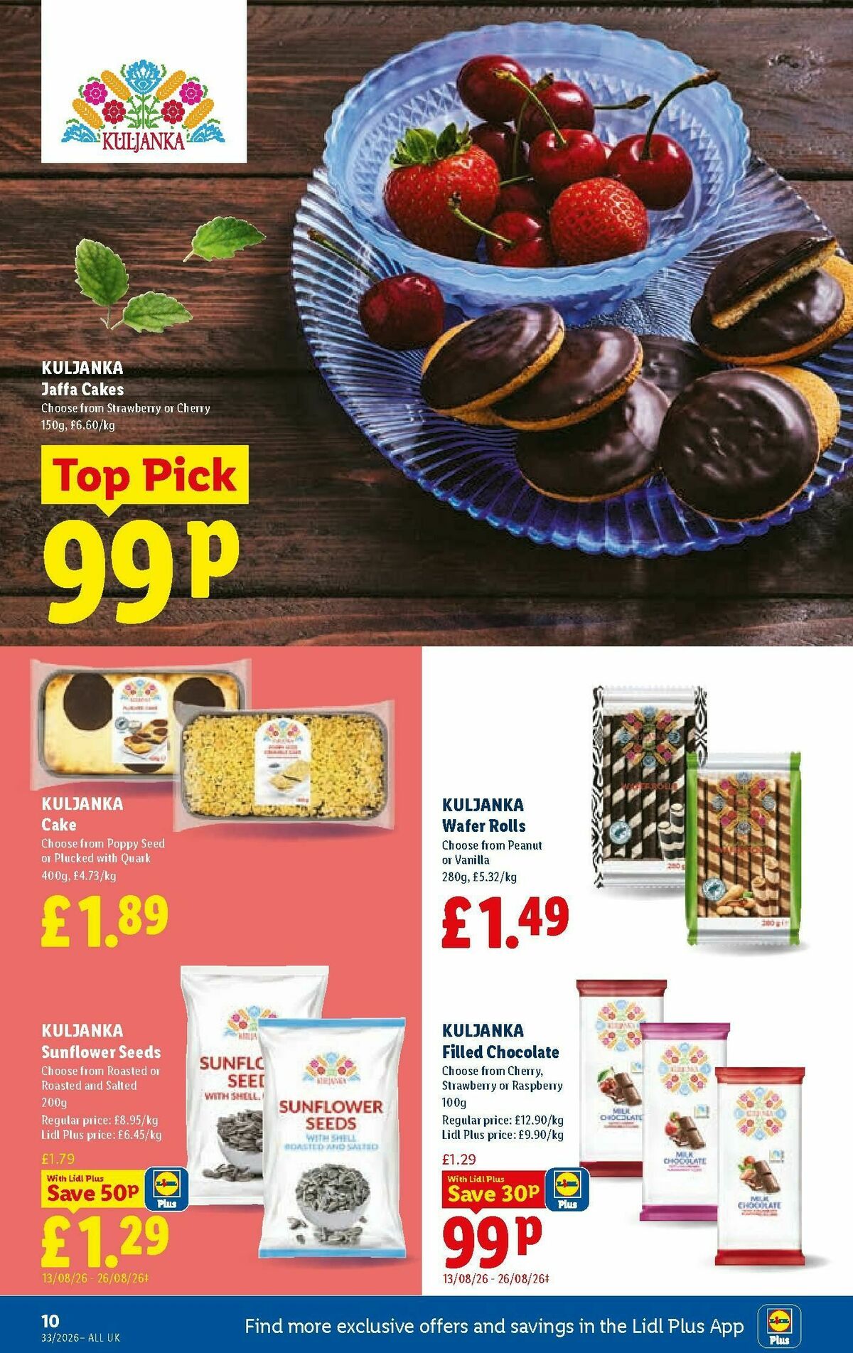 LIDL Scotland Offers from 13 August