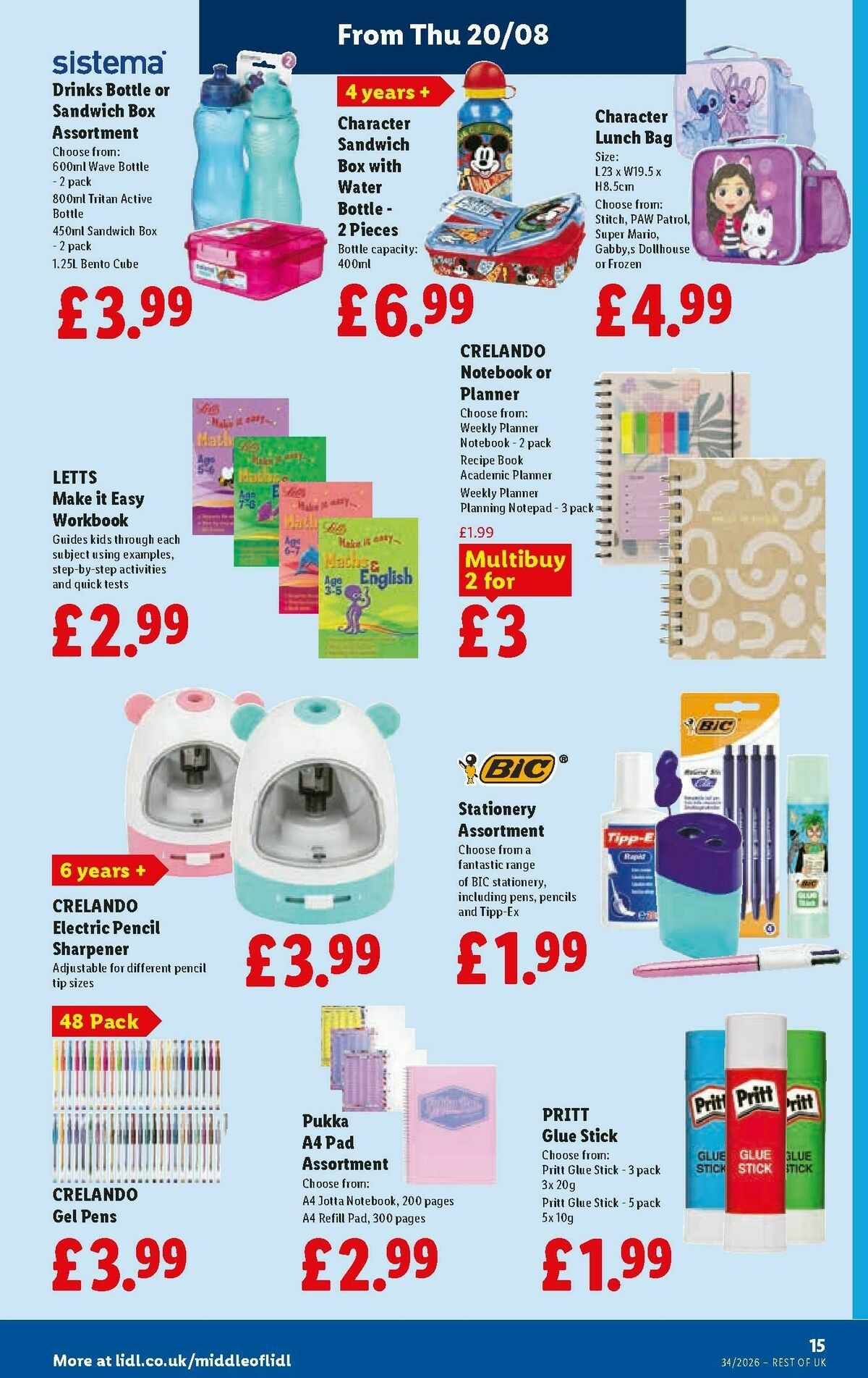 LIDL Offers from 20 August