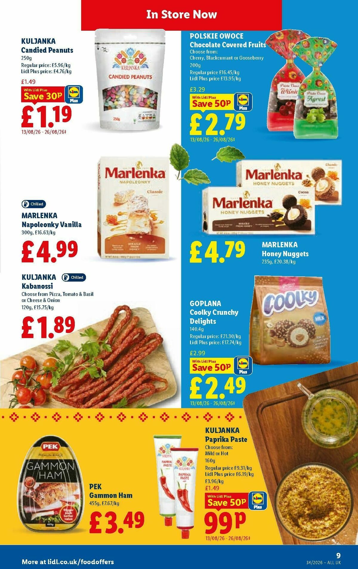 LIDL Wales Offers from 20 August