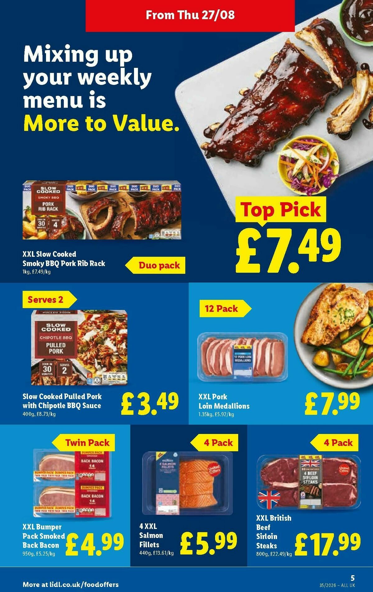 LIDL Offers from 27 August