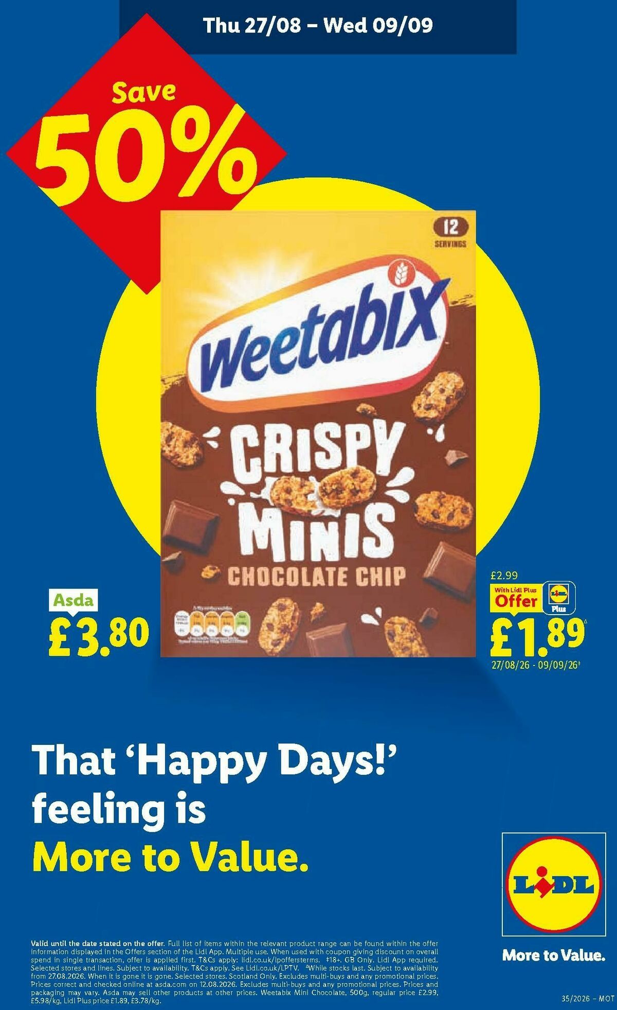 LIDL Scotland Offers from 27 August