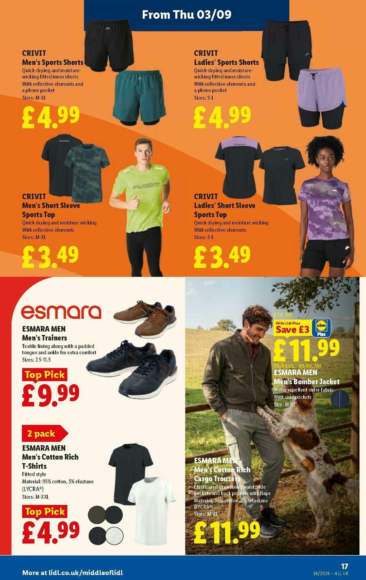 LIDL Offers from 3 September