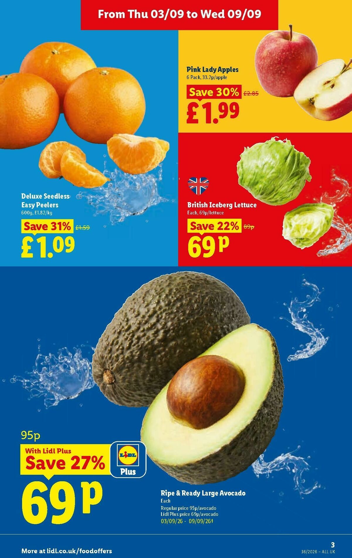 LIDL Offers from 3 September