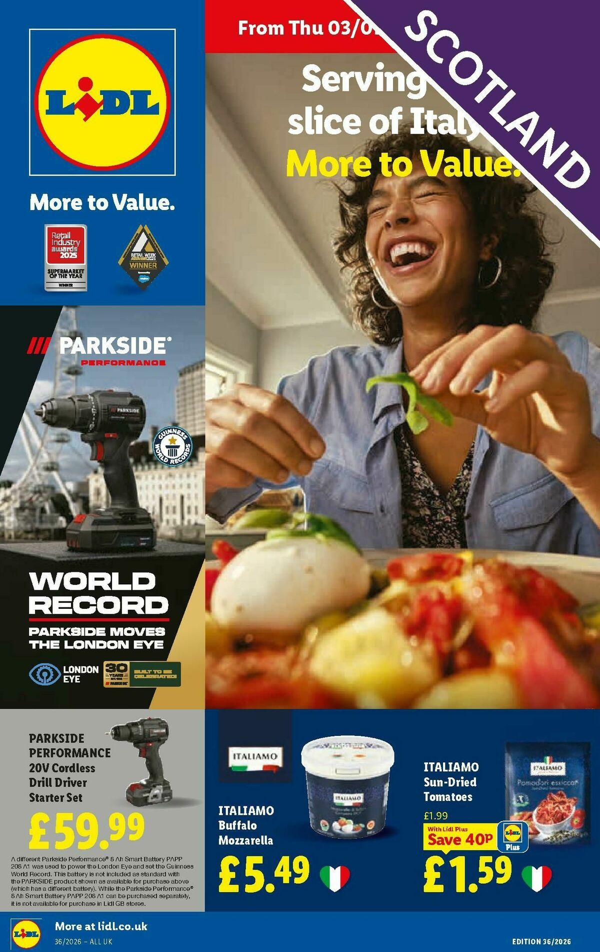 LIDL Scotland Offers from 3 September