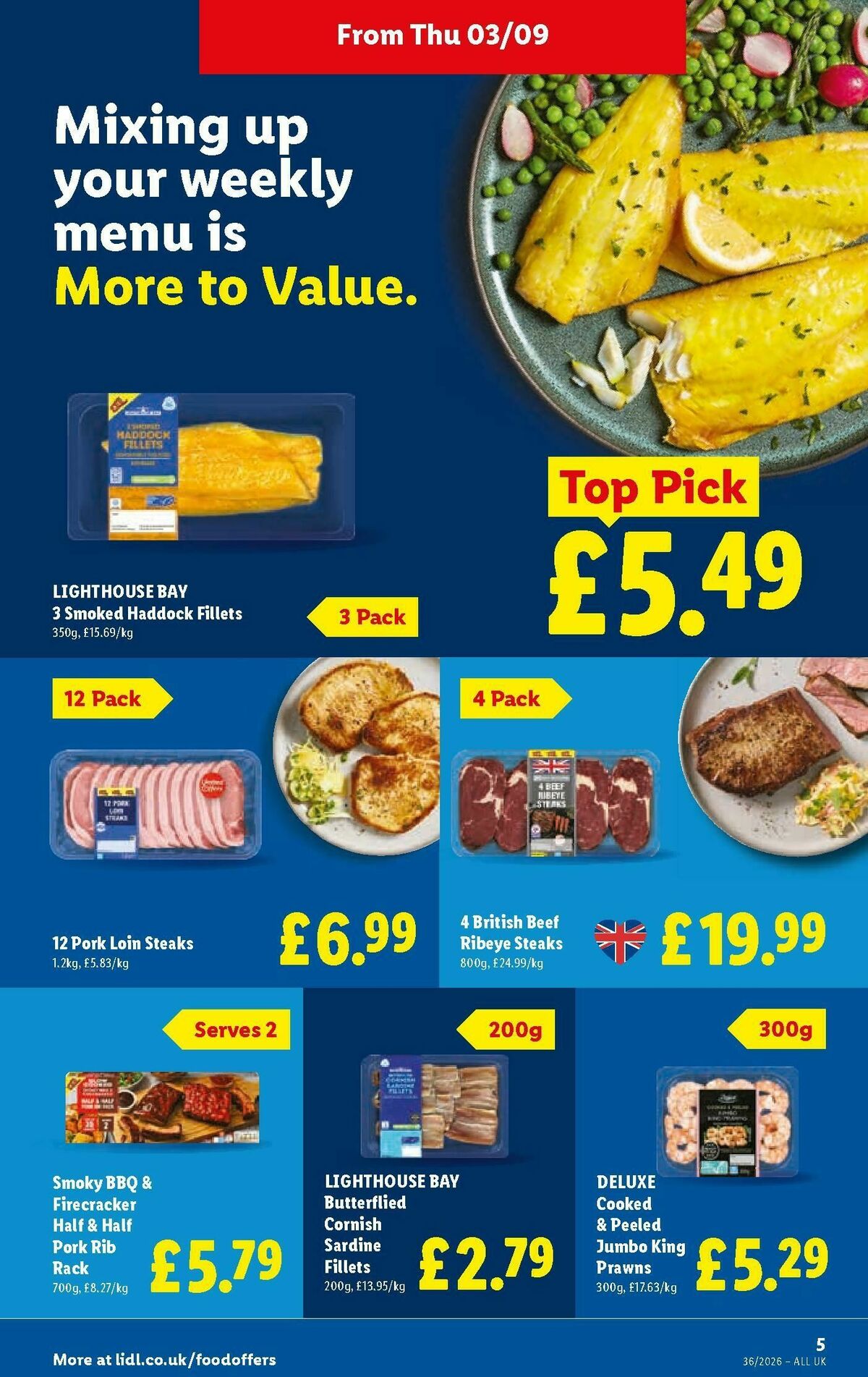 LIDL Scotland Offers from 3 September