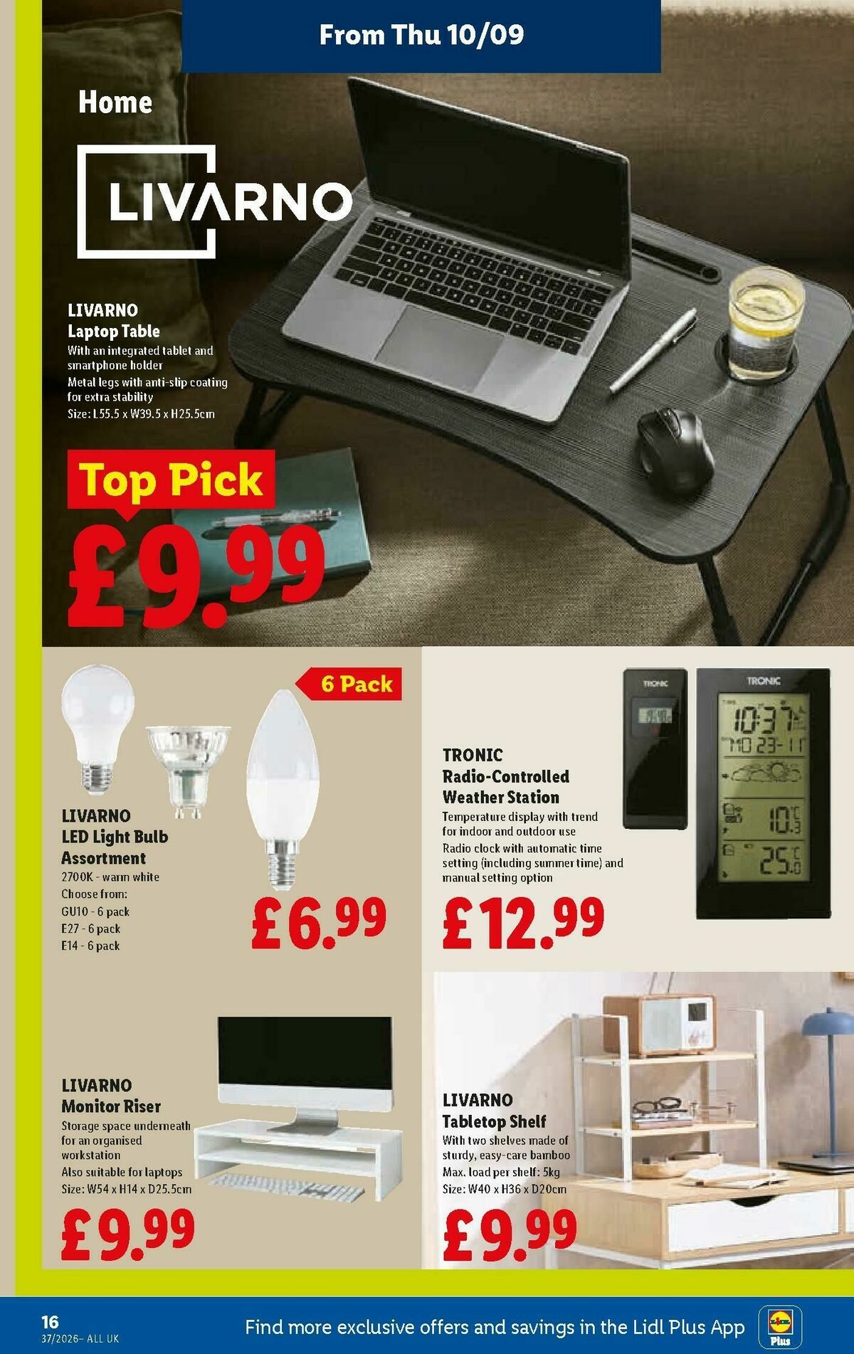 LIDL Offers from 10 September
