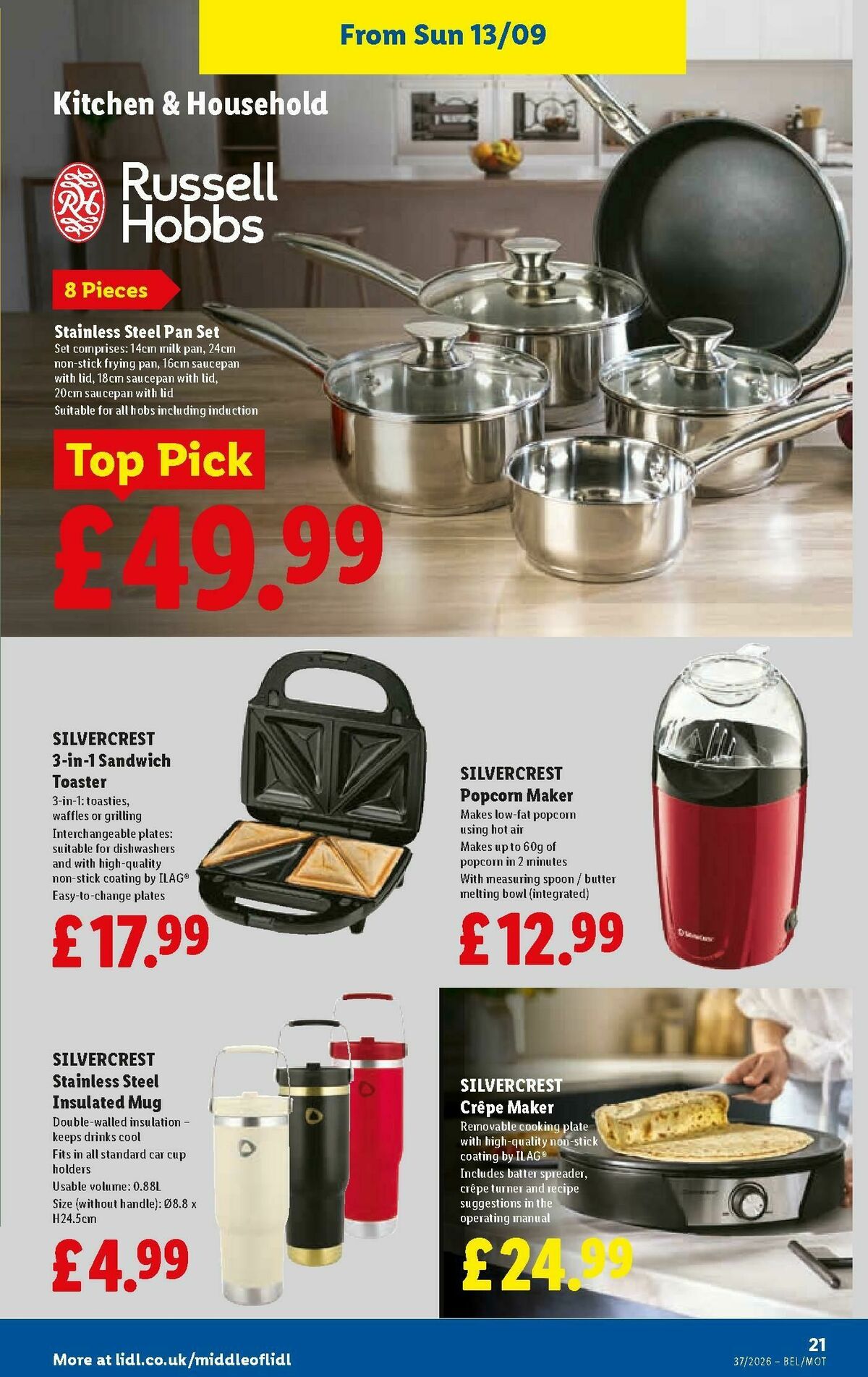 LIDL Scotland Offers from 10 September
