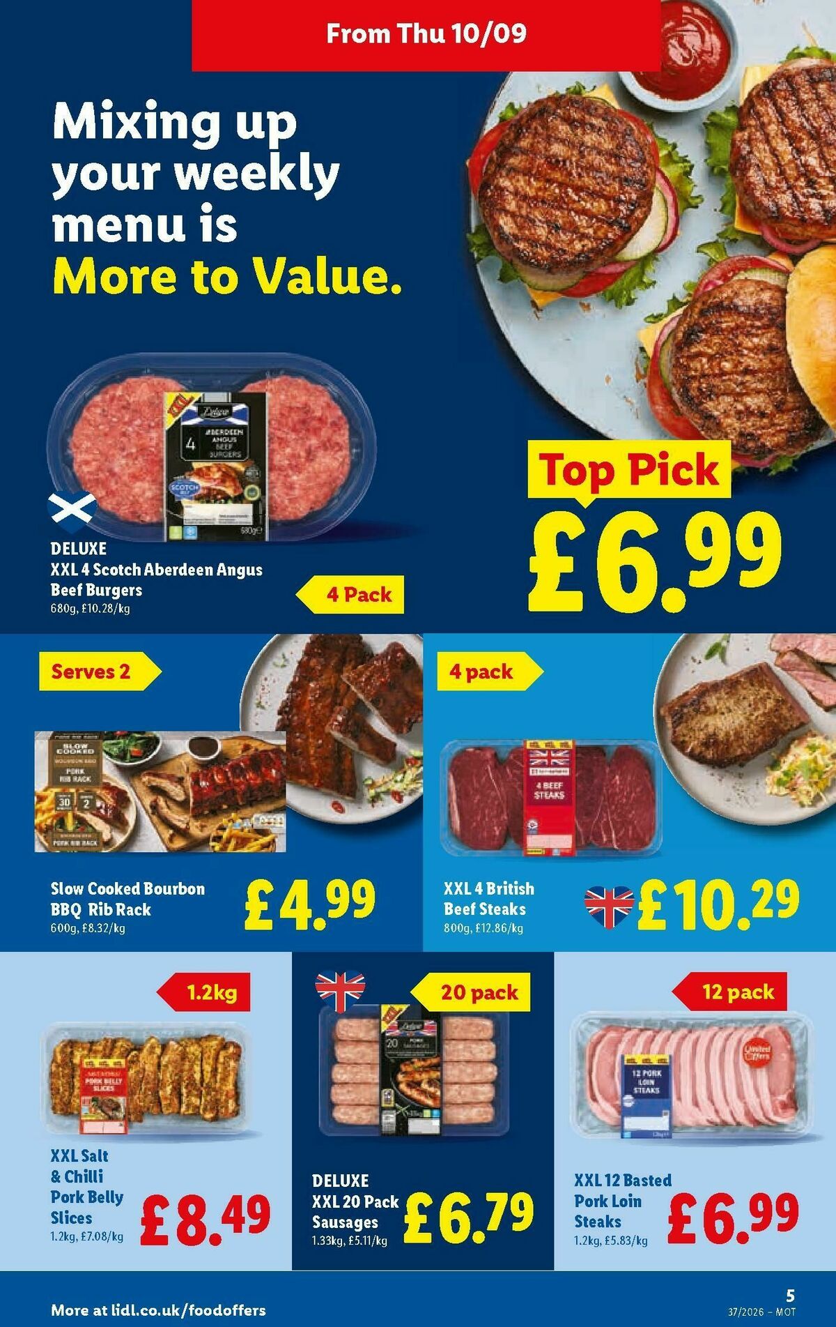 LIDL Scotland Offers from 10 September