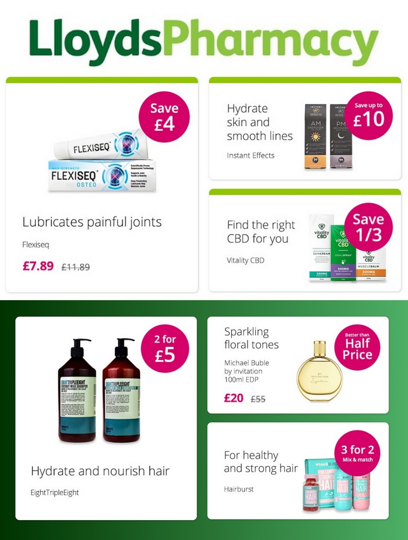 Lloyds Pharmacy Offers from 20 January