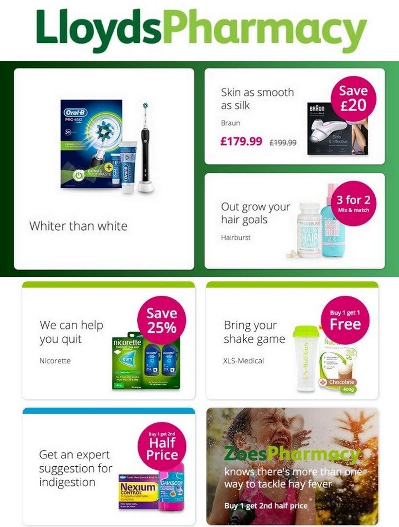 Lloyds Pharmacy Offers from 21 March